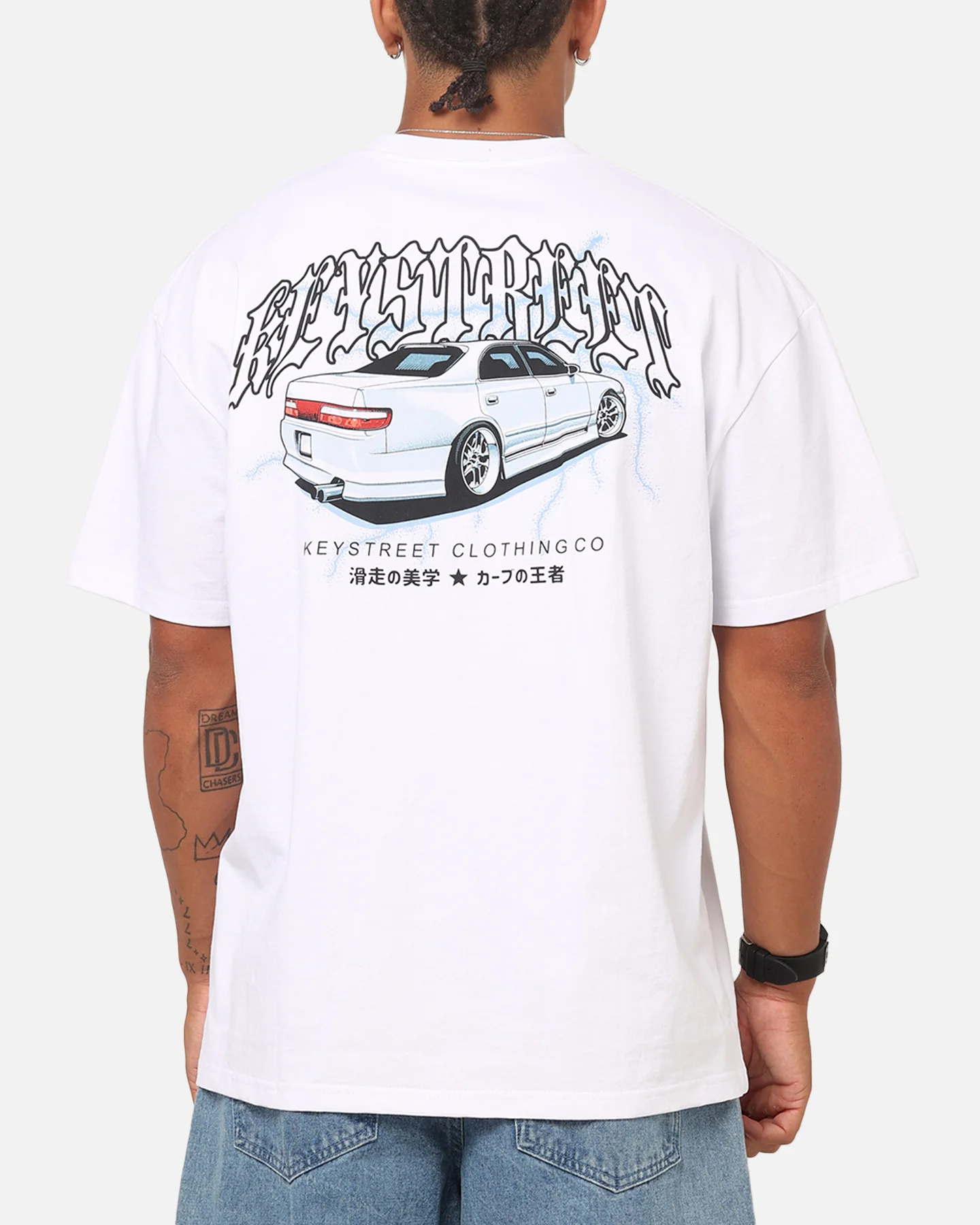 Key Street Heavy T-Shirt White - Image 2