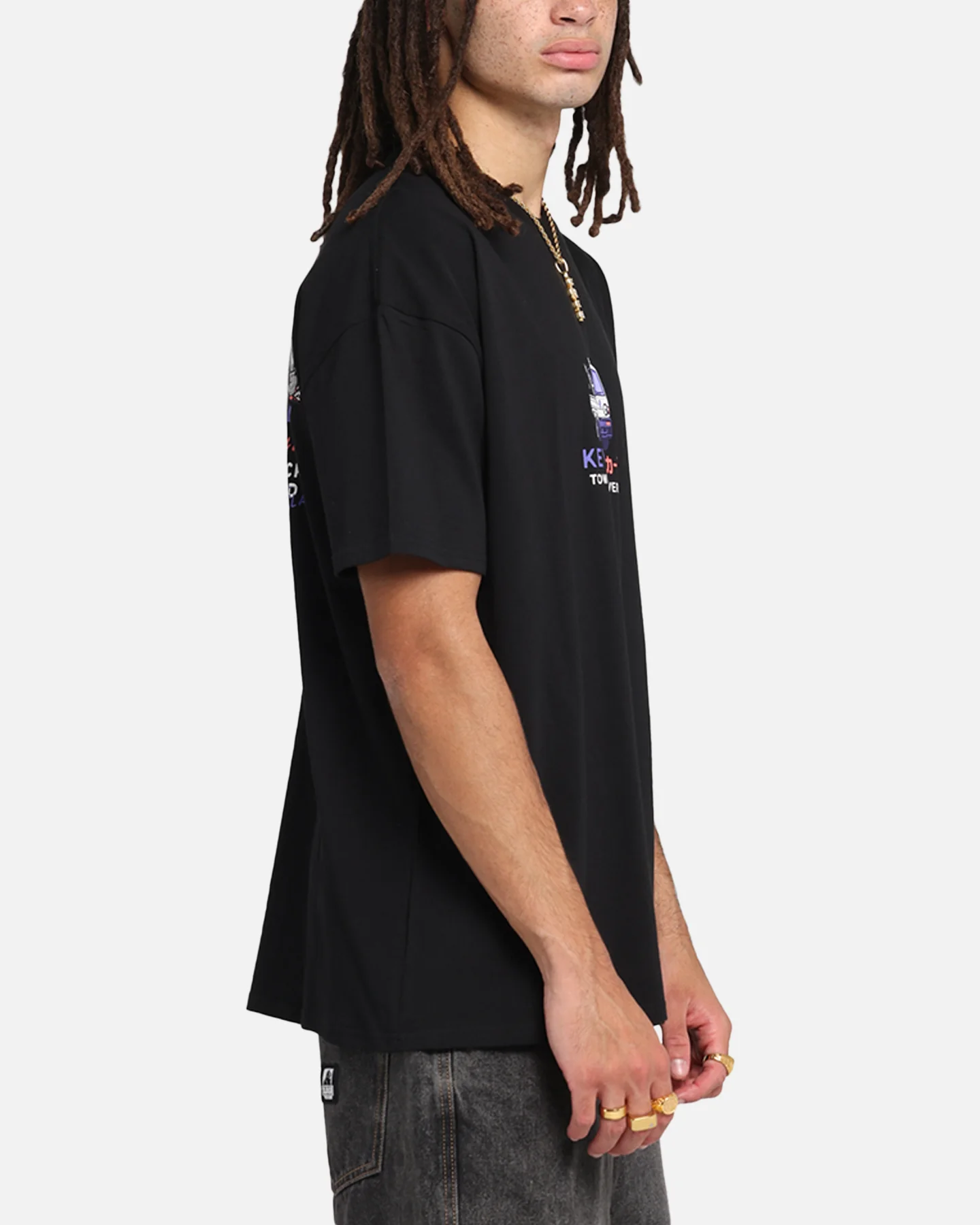 Key Street Kei Tow Truck T-Shirt Black - Image 5