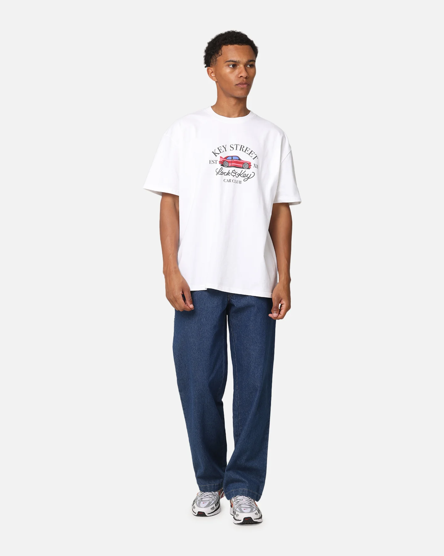 Key Street Lock And Key Club 1 T-Shirt White - Image 2