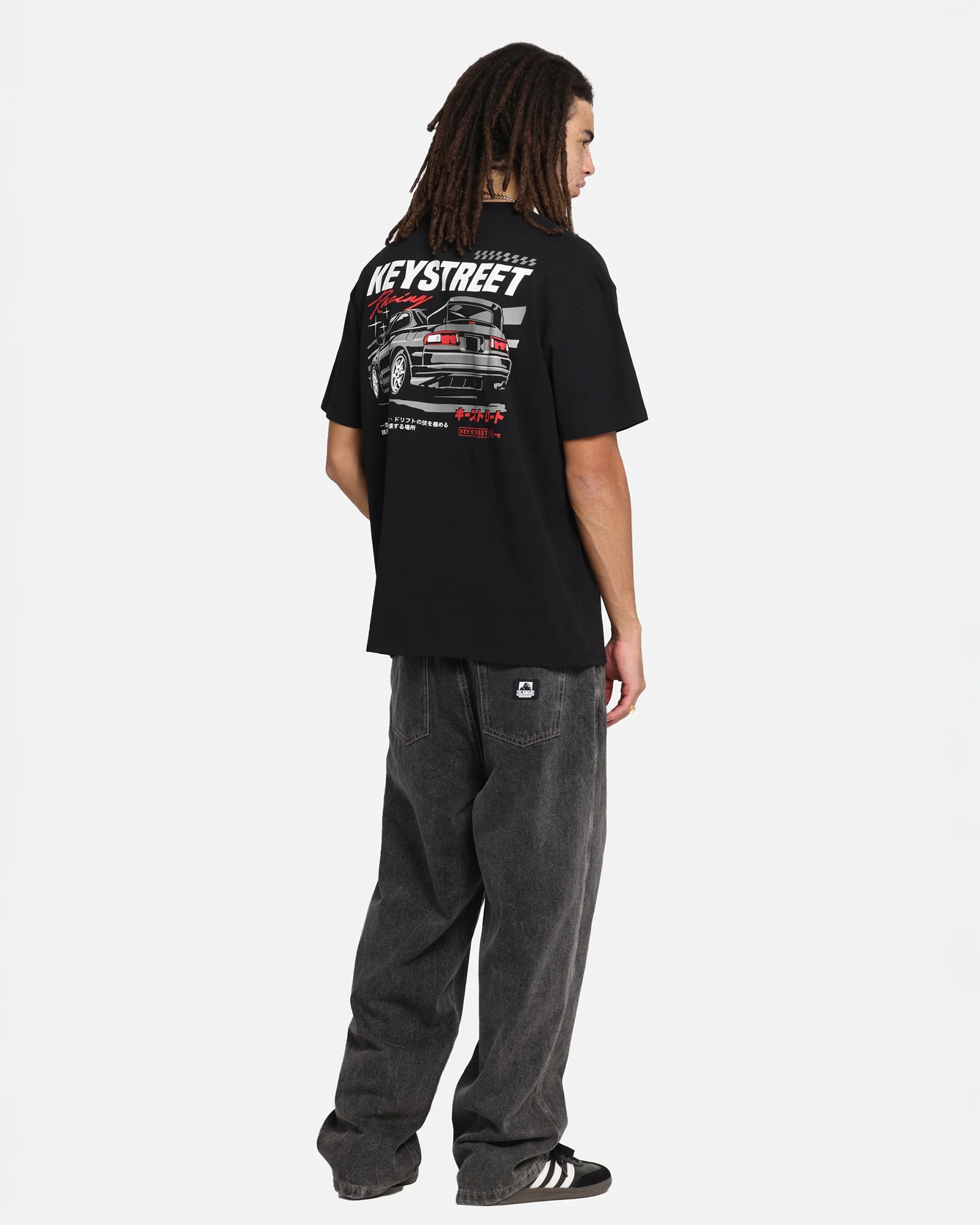 Key Street Racing T-Shirt Black - Image 3