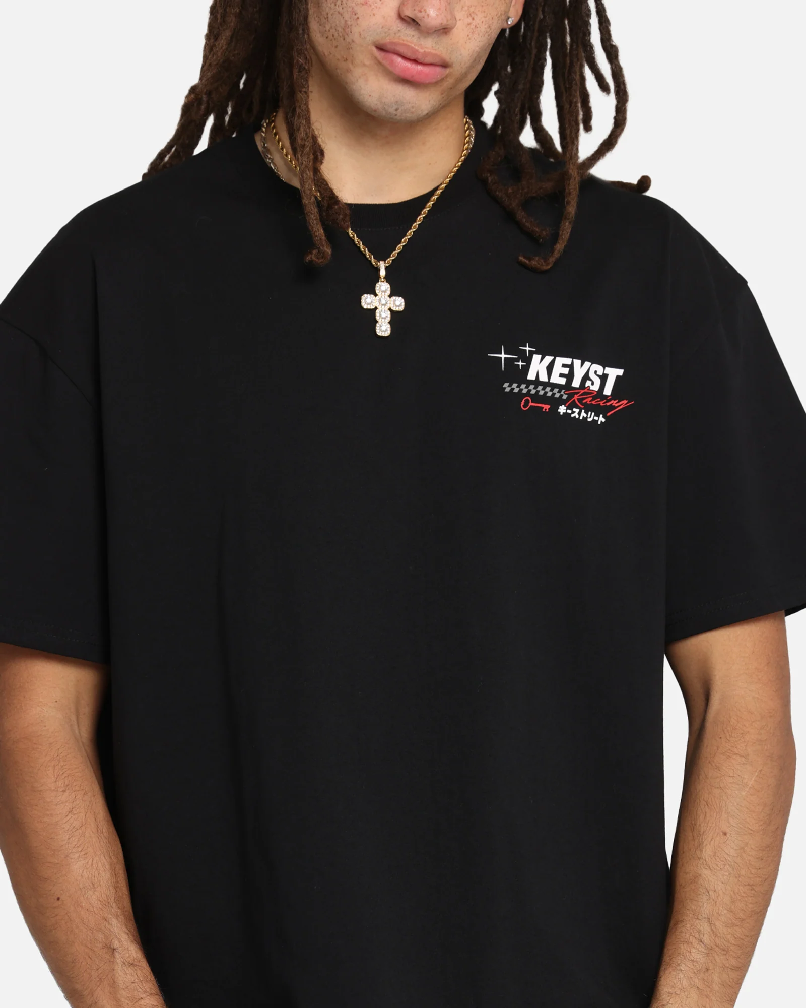 Key Street Racing T-Shirt Black - Image 8