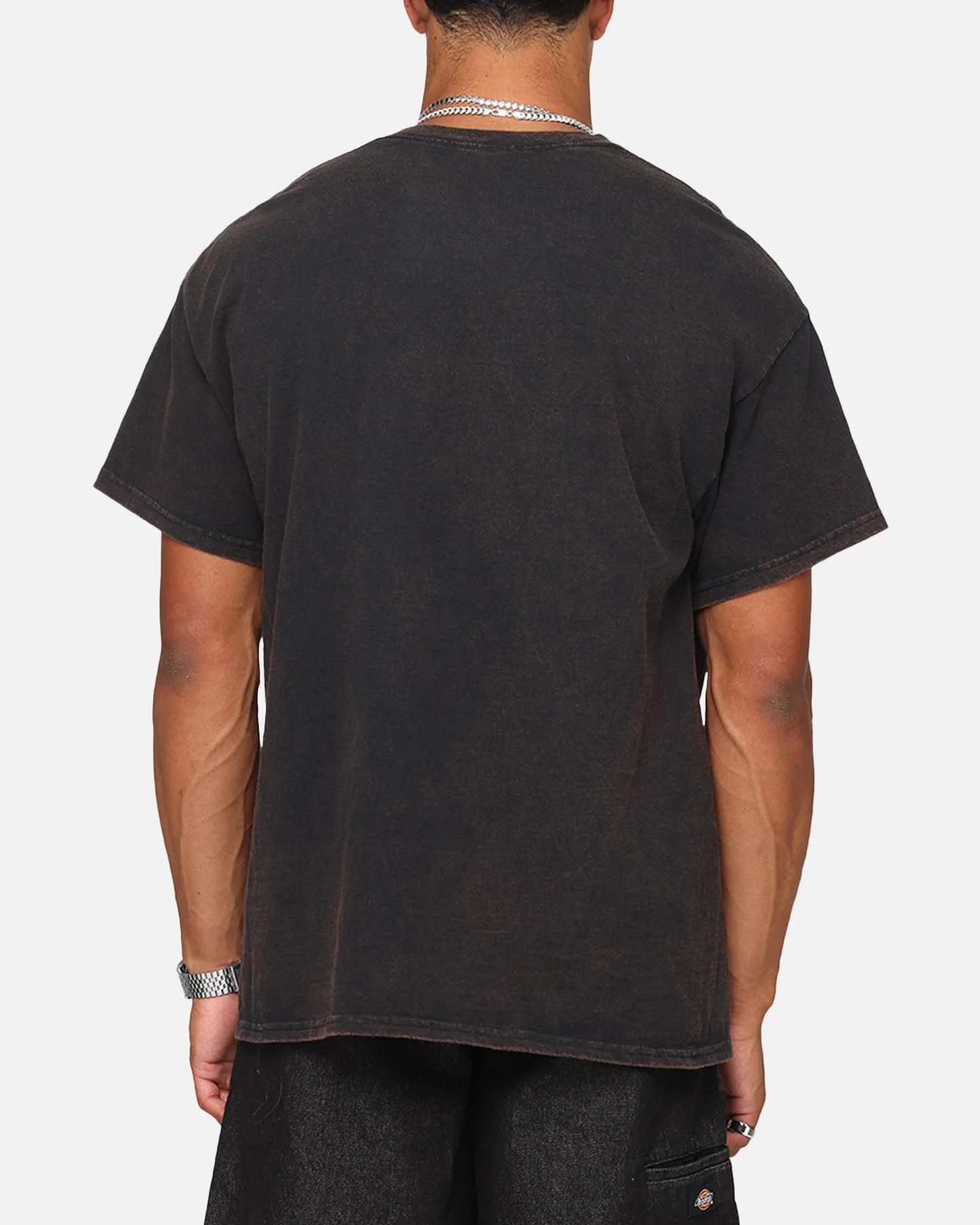 Korn Logo Noise T-Shirt Black Vintage - Image 3