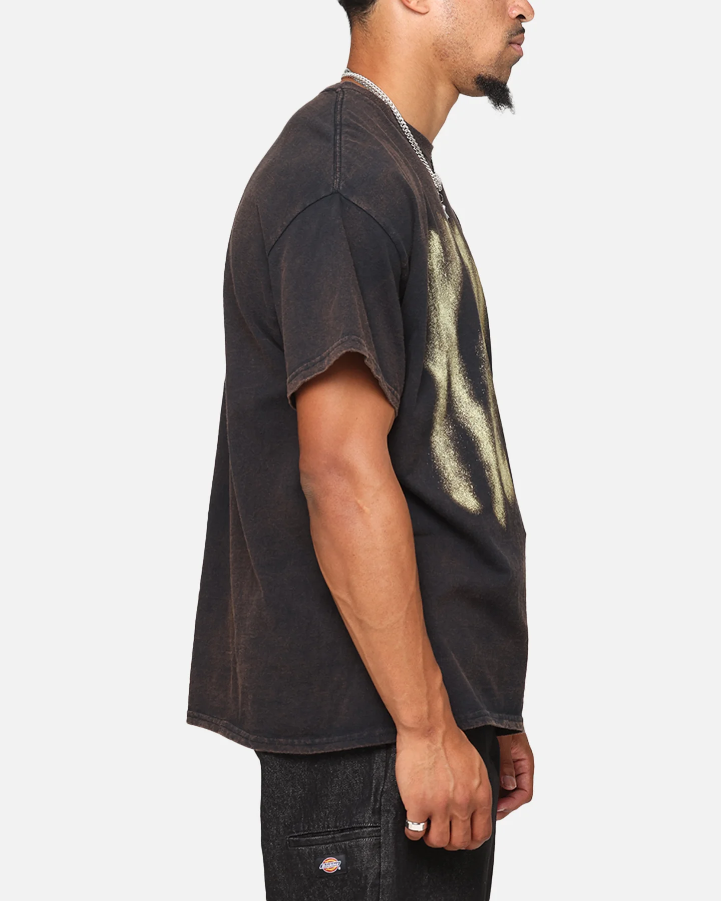 Korn Logo Noise T-Shirt Black Vintage - Image 4