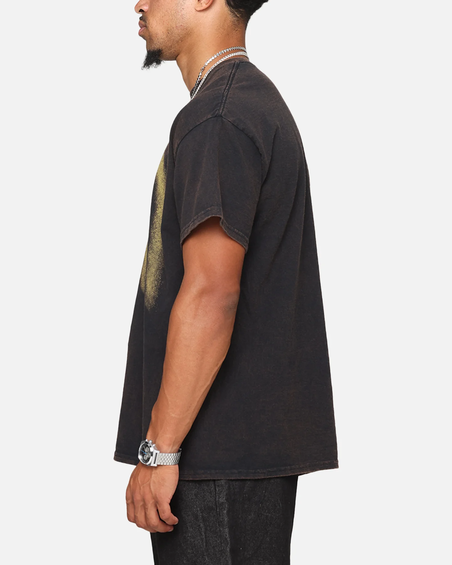 Korn Logo Noise T-Shirt Black Vintage - Image 5