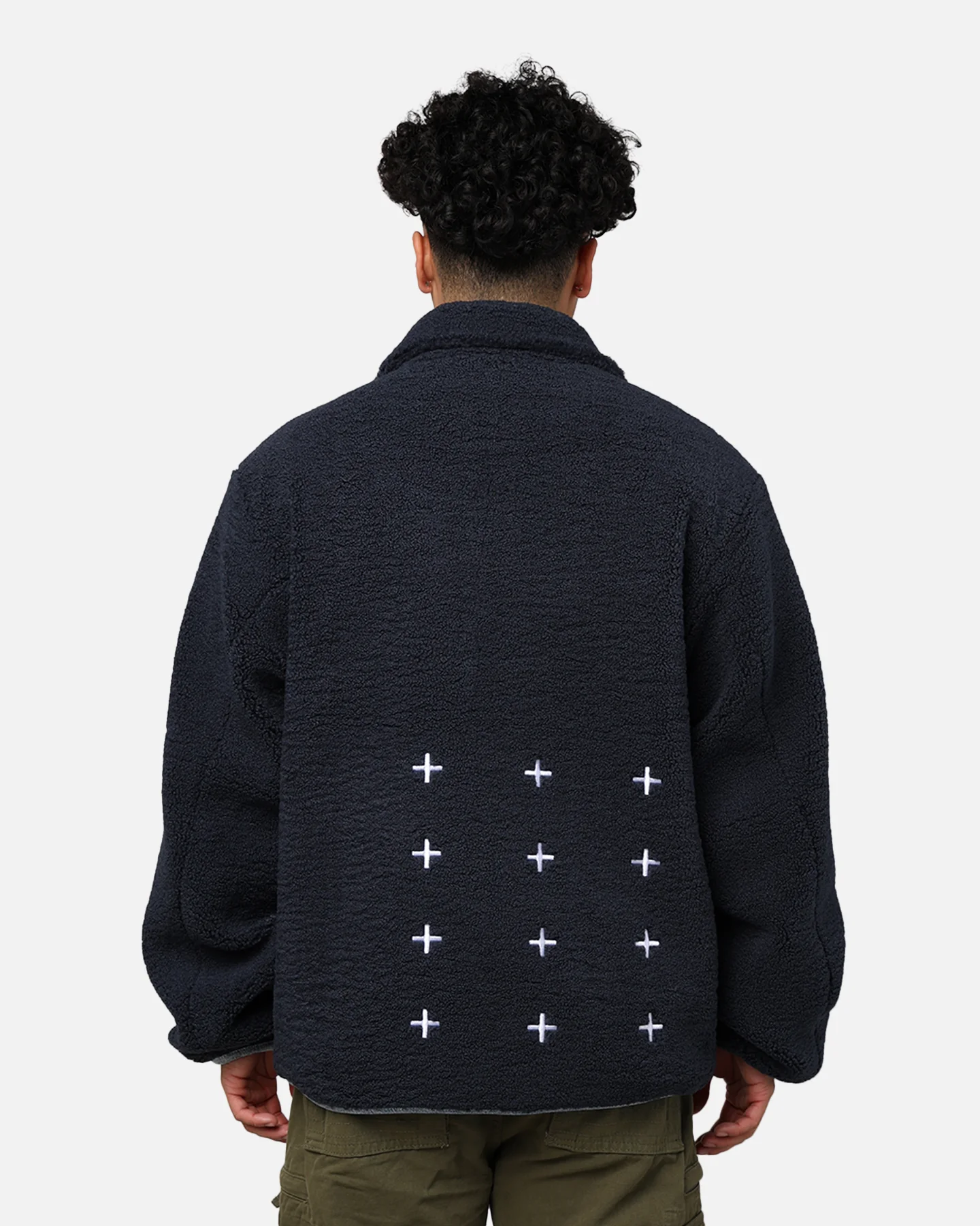 Ksubi Ice Breaker Zip Through Punk Jacket Navy - Image 5
