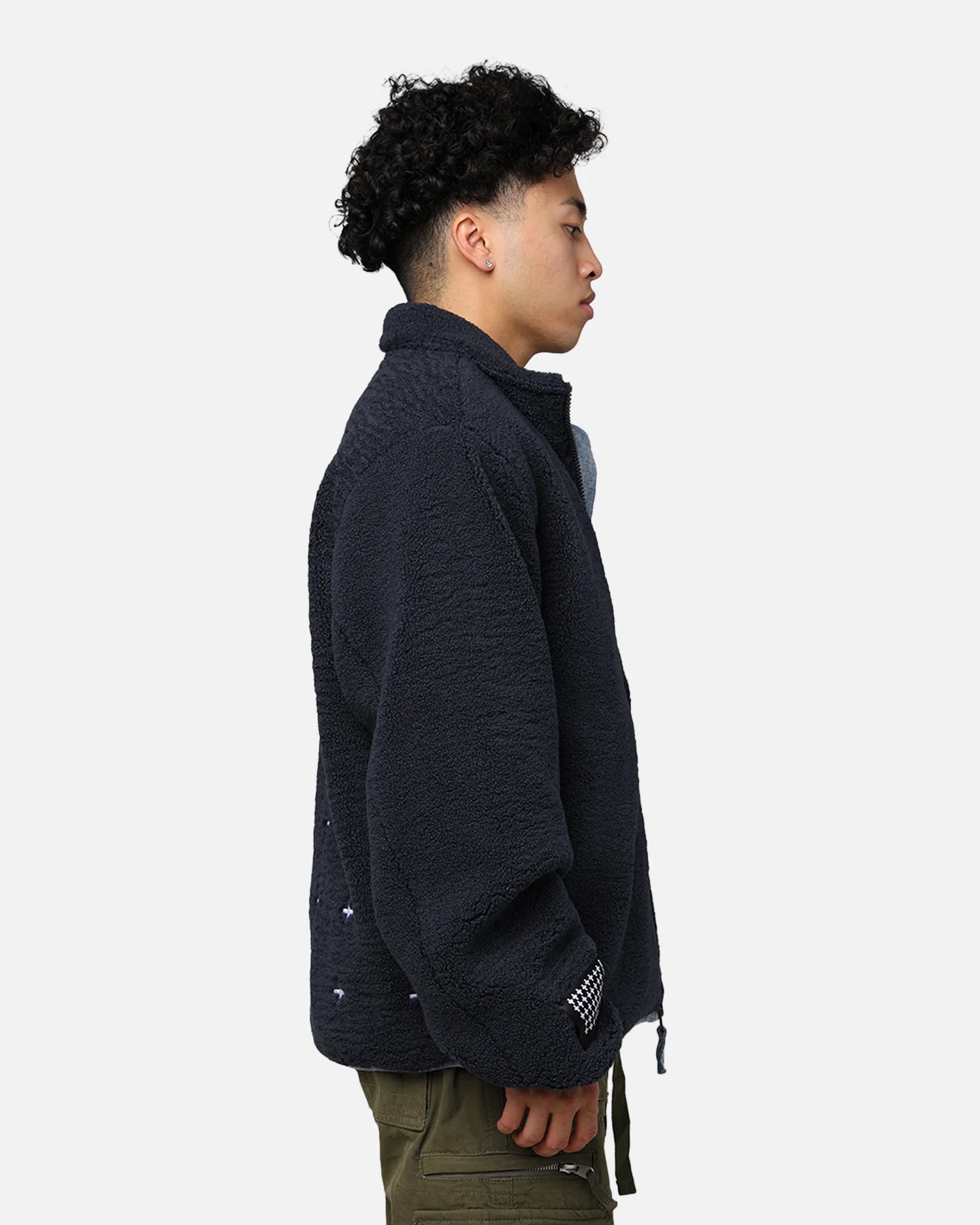 Ksubi Ice Breaker Zip Through Punk Jacket Navy - Image 6