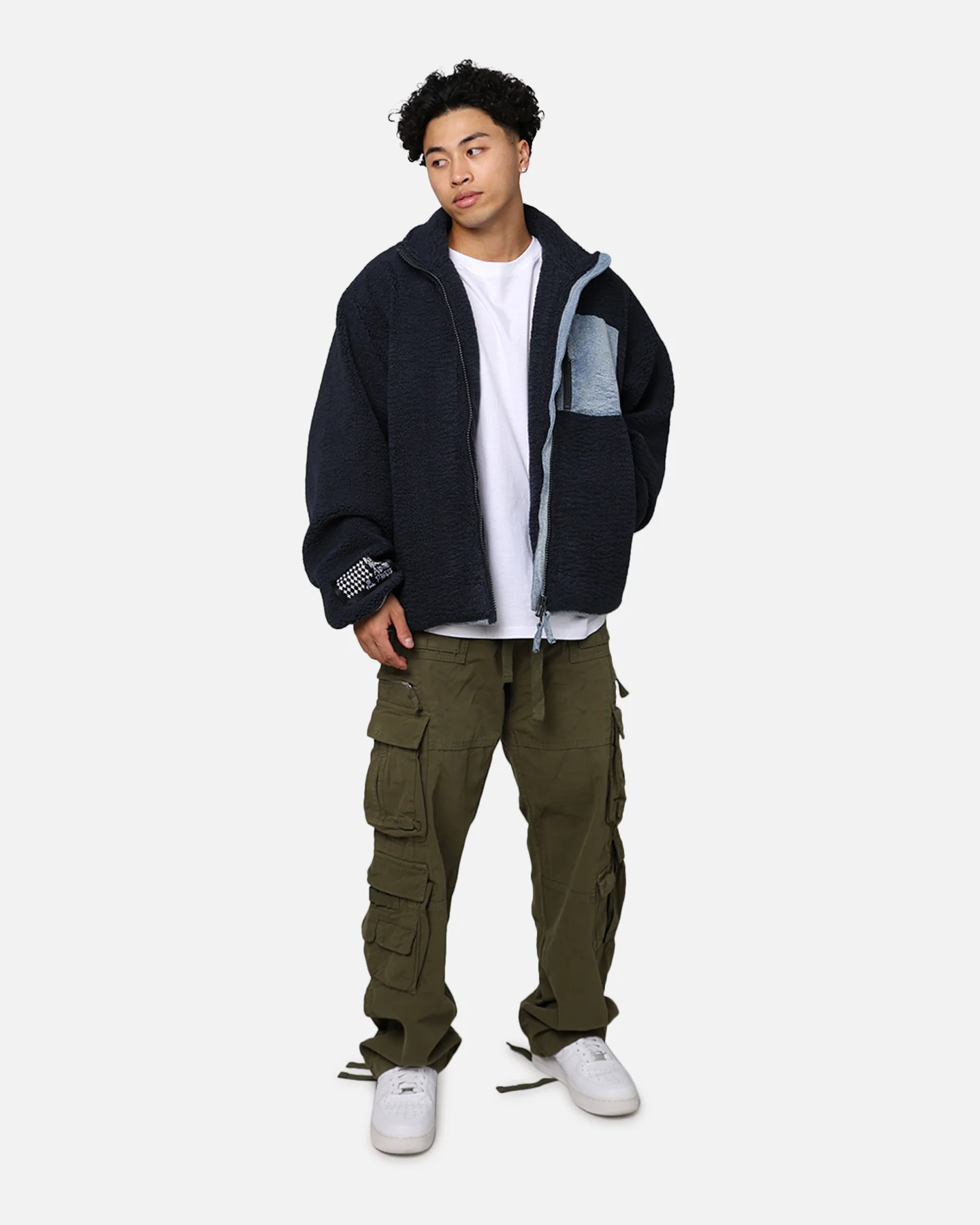 Ksubi Ice Breaker Zip Through Punk Jacket Navy - Image 8