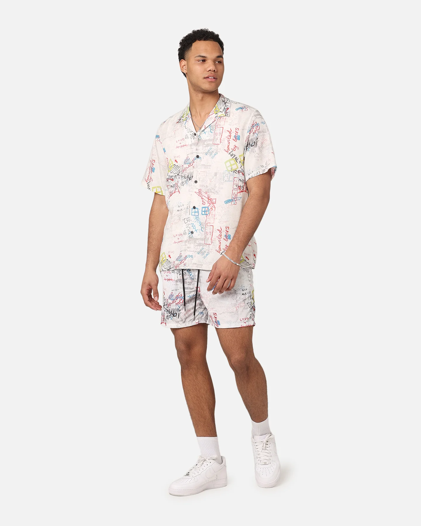 Ksubi Skrawler Resort Button Up Shirt White - Image 2