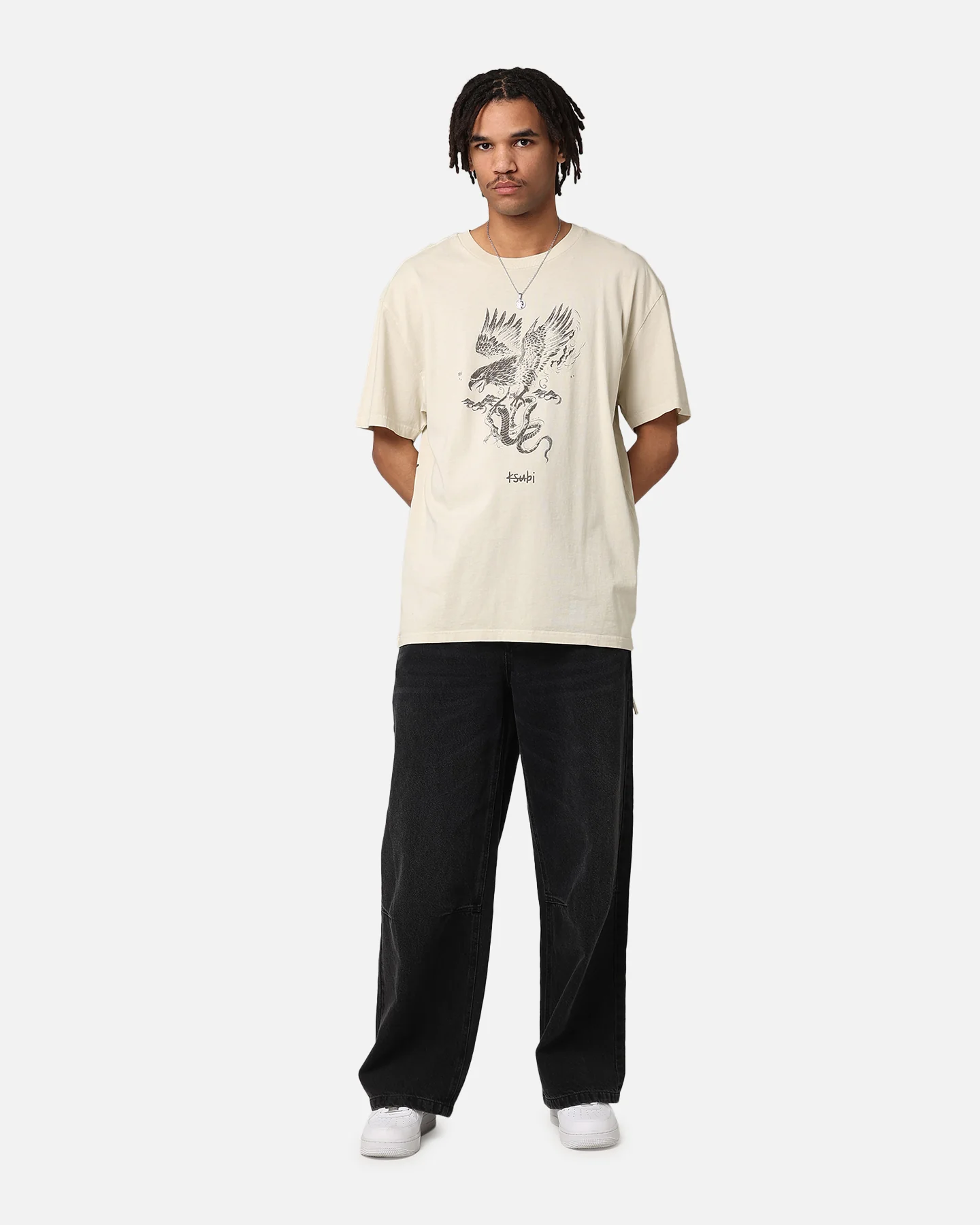 Ksubi Target Biggie Cyclone T-Shirt Tan - Image 3