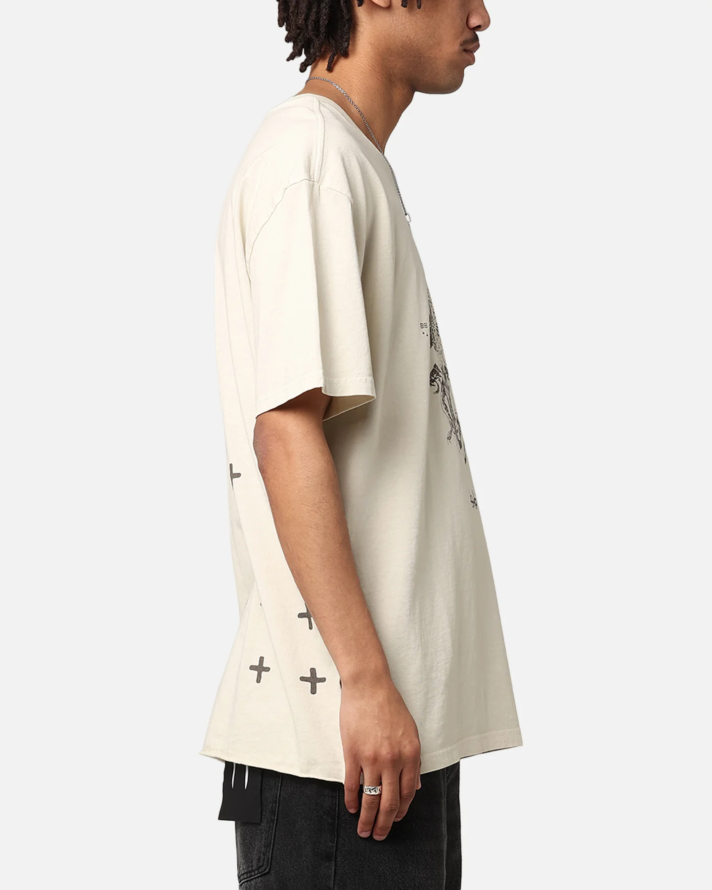 Ksubi Target Biggie Cyclone T-Shirt Tan - Image 4