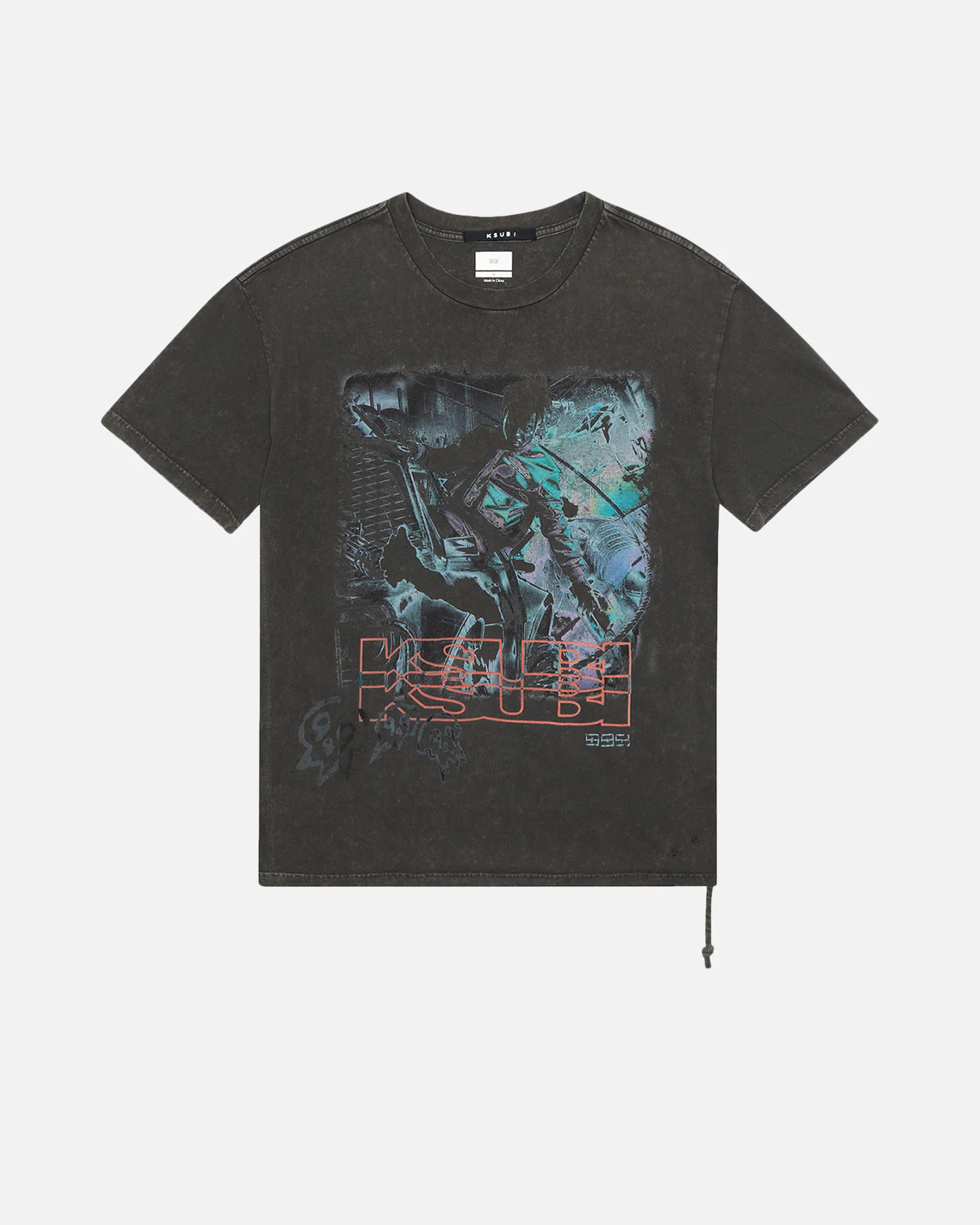 Ksubi X Juice Wrld Super Juice Biggie T-Shirt Black - Image 5