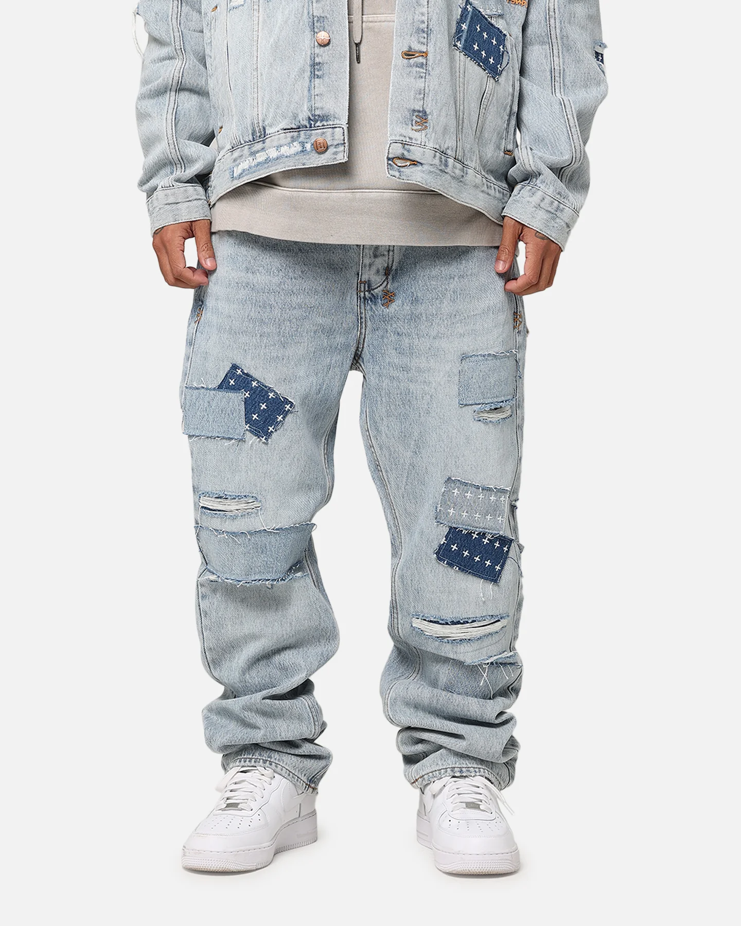 Ksubi X Patty Mills Collab Collection Anti K Mills Repair Denim Jeans Denim