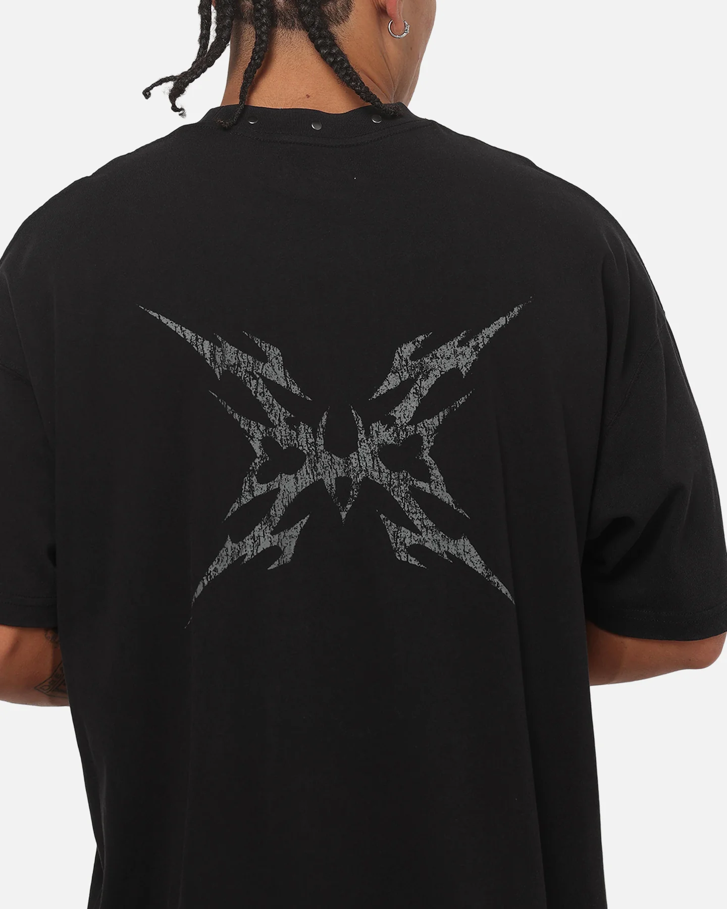 Saint Morta La Familia T-Shirt Washed Black - Image 7