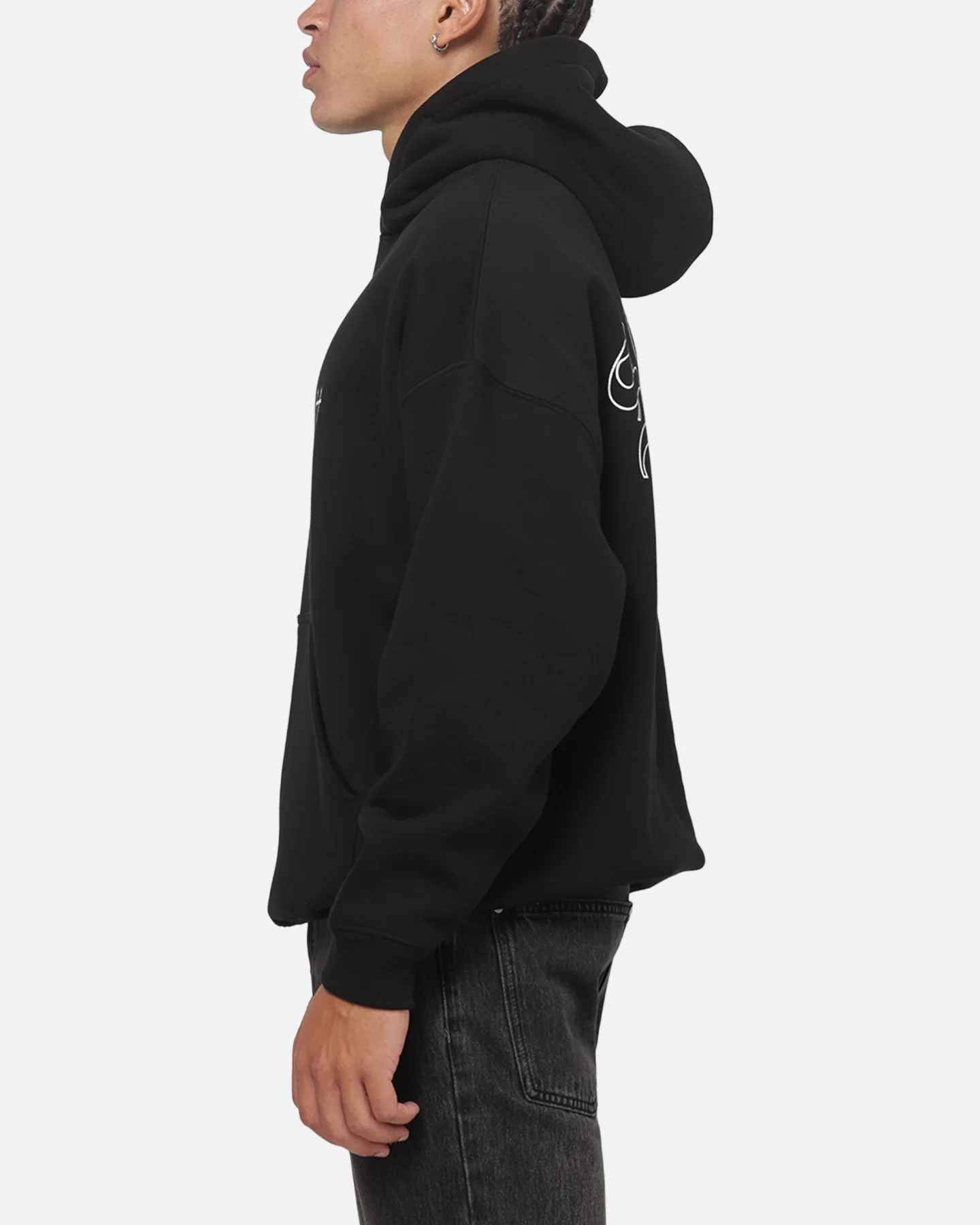 Saint Morta LA Flame Hoodie Black - Image 6