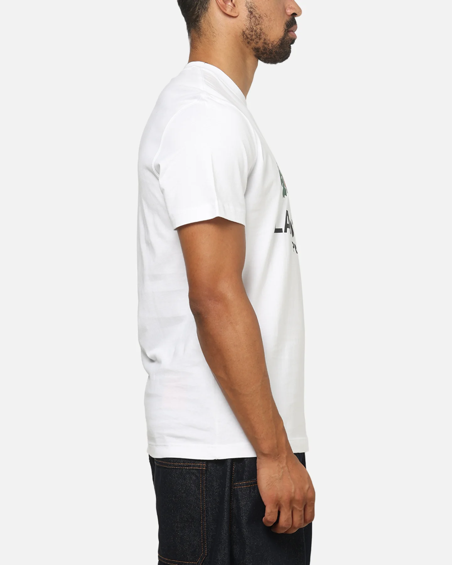Lacoste Originals Croc Graphic T-Shirt White - Image 3