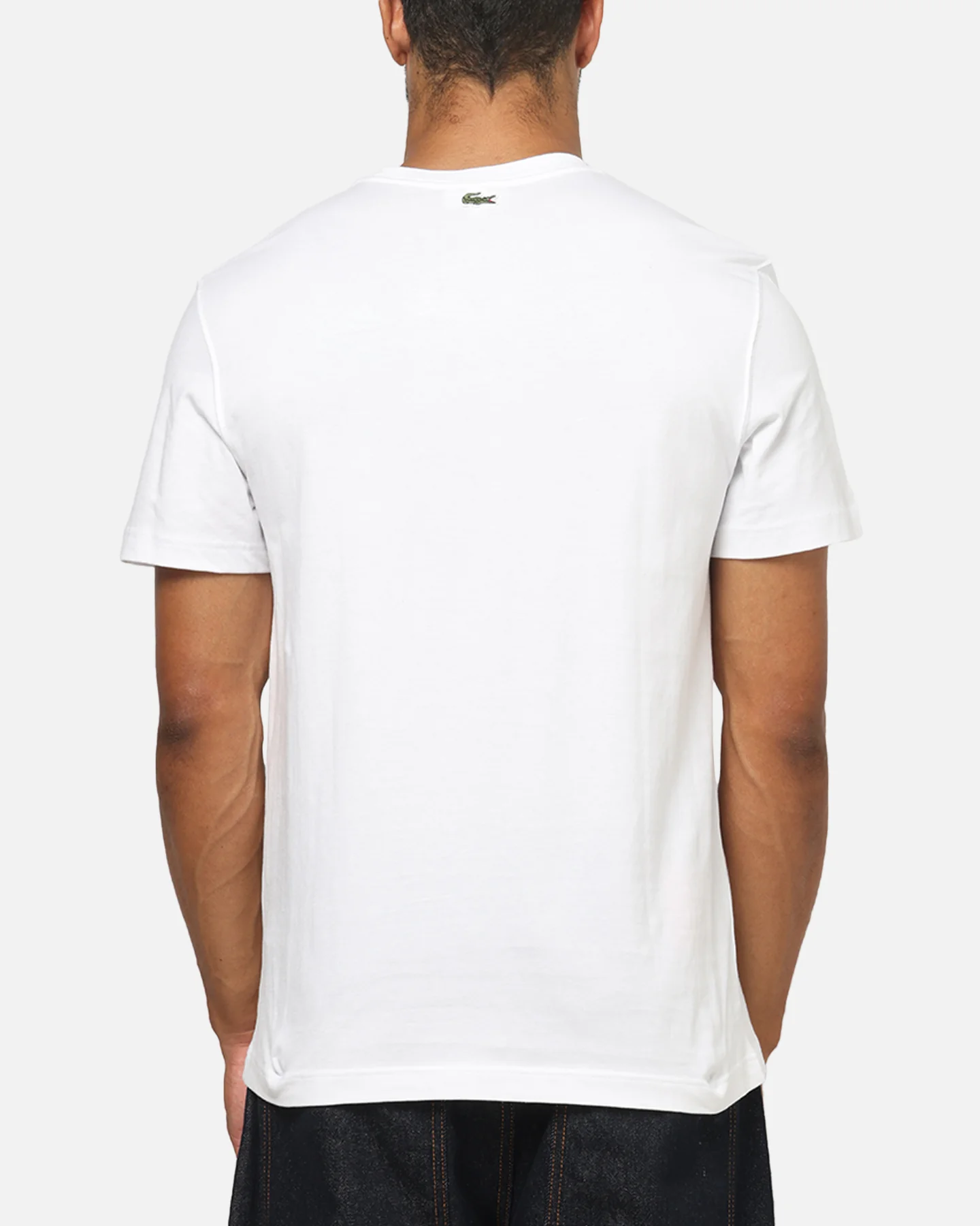 Lacoste Originals Croc Graphic T-Shirt White - Image 5