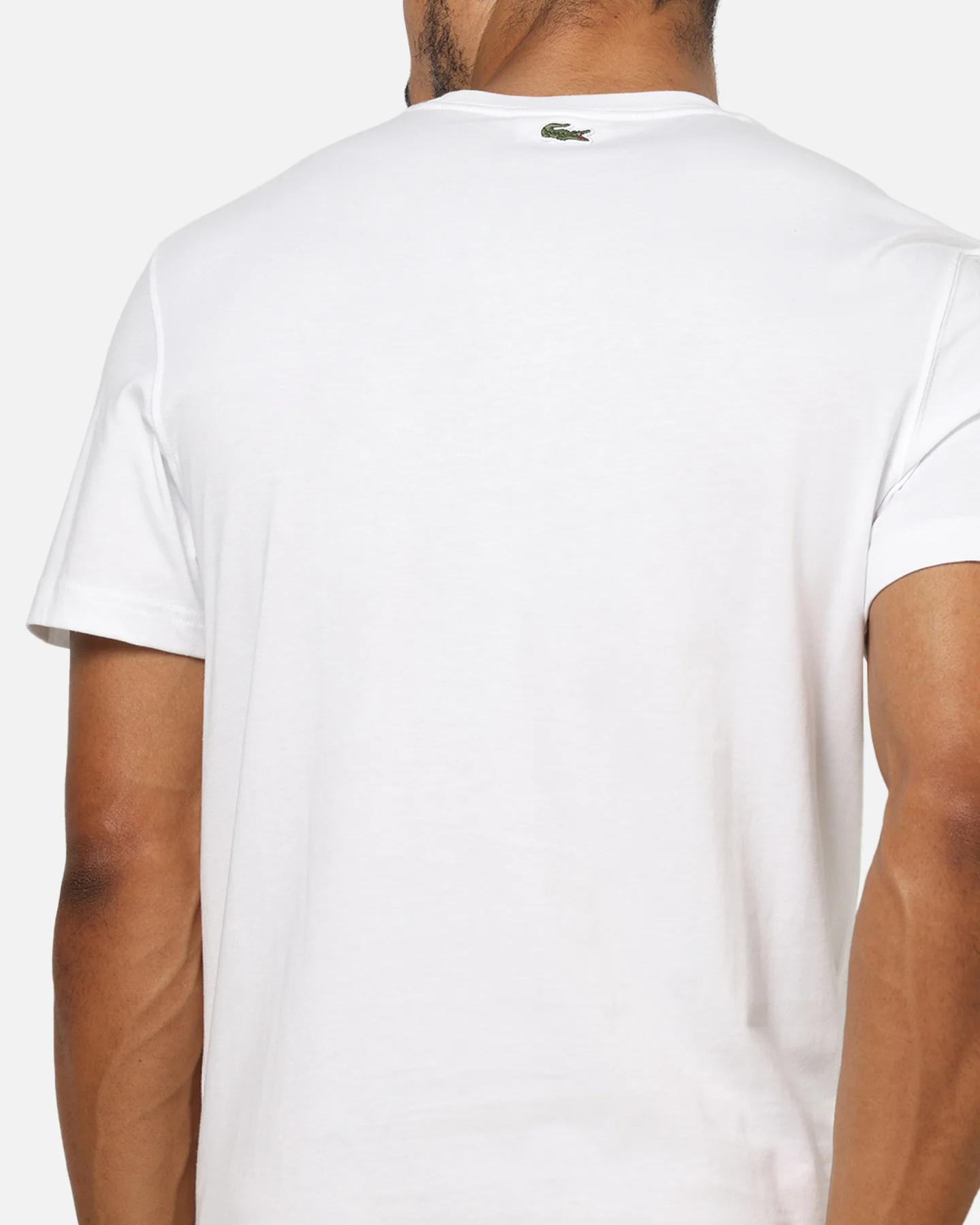 Lacoste Originals Croc Graphic T-Shirt White - Image 7