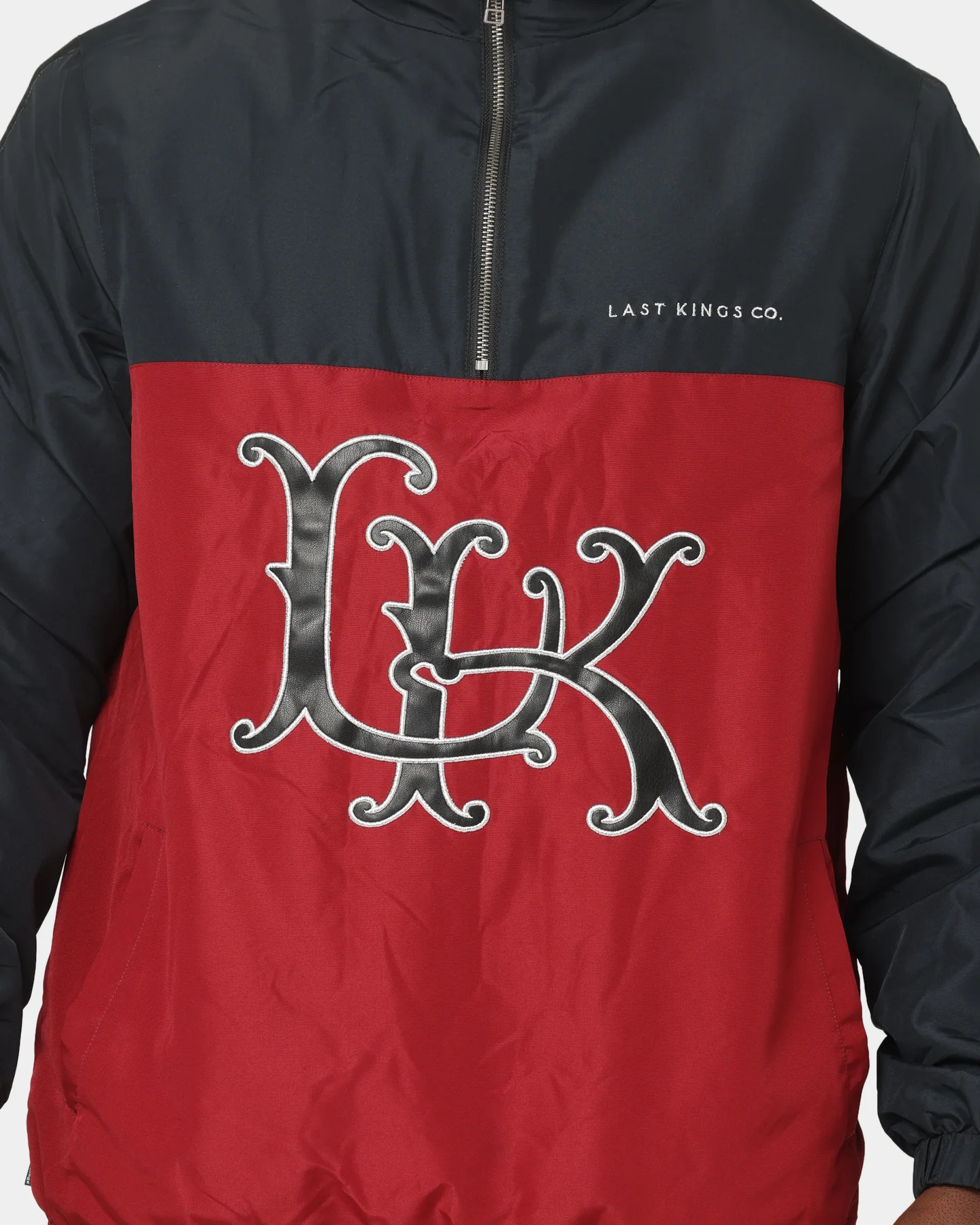 Last Kings Regalia Monogram Track Jacket Bloodstone - Image 3