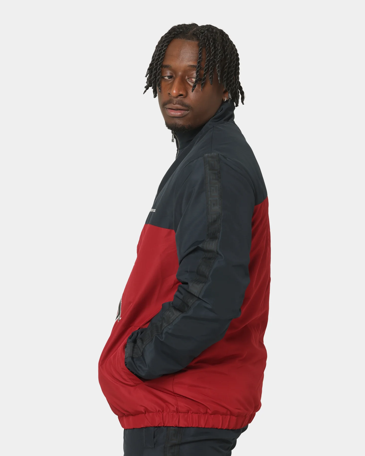 Last Kings Regalia Monogram Track Jacket Bloodstone - Image 6