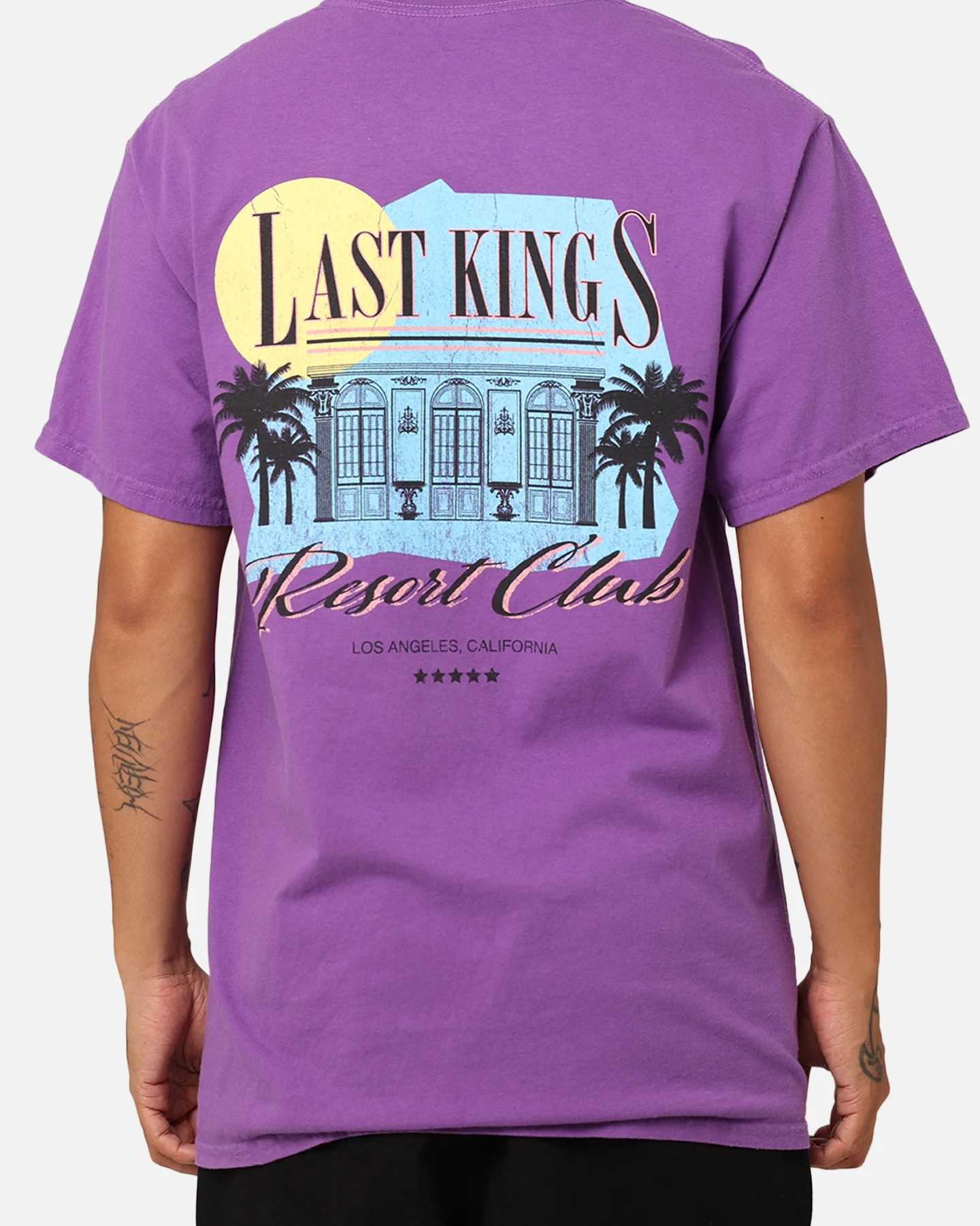Last Kings Resort Club T-Shirt Purple - Image 5