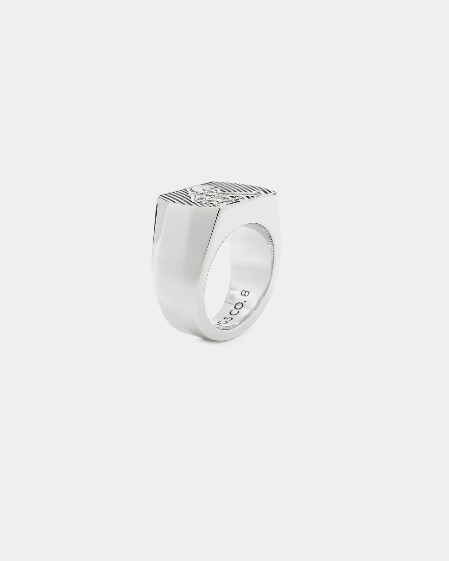 Last Kings Supremacy Ring Iced Silver - Image 4