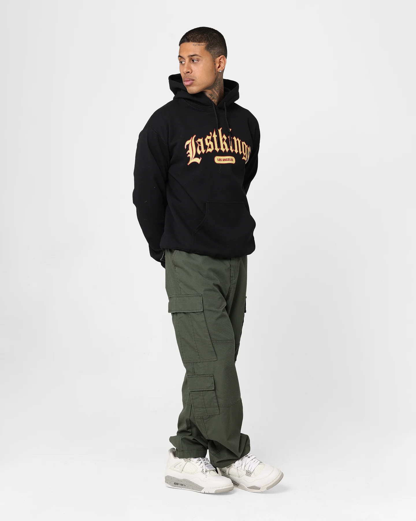 Last Kings Throwback Hoodie Black - Image 2
