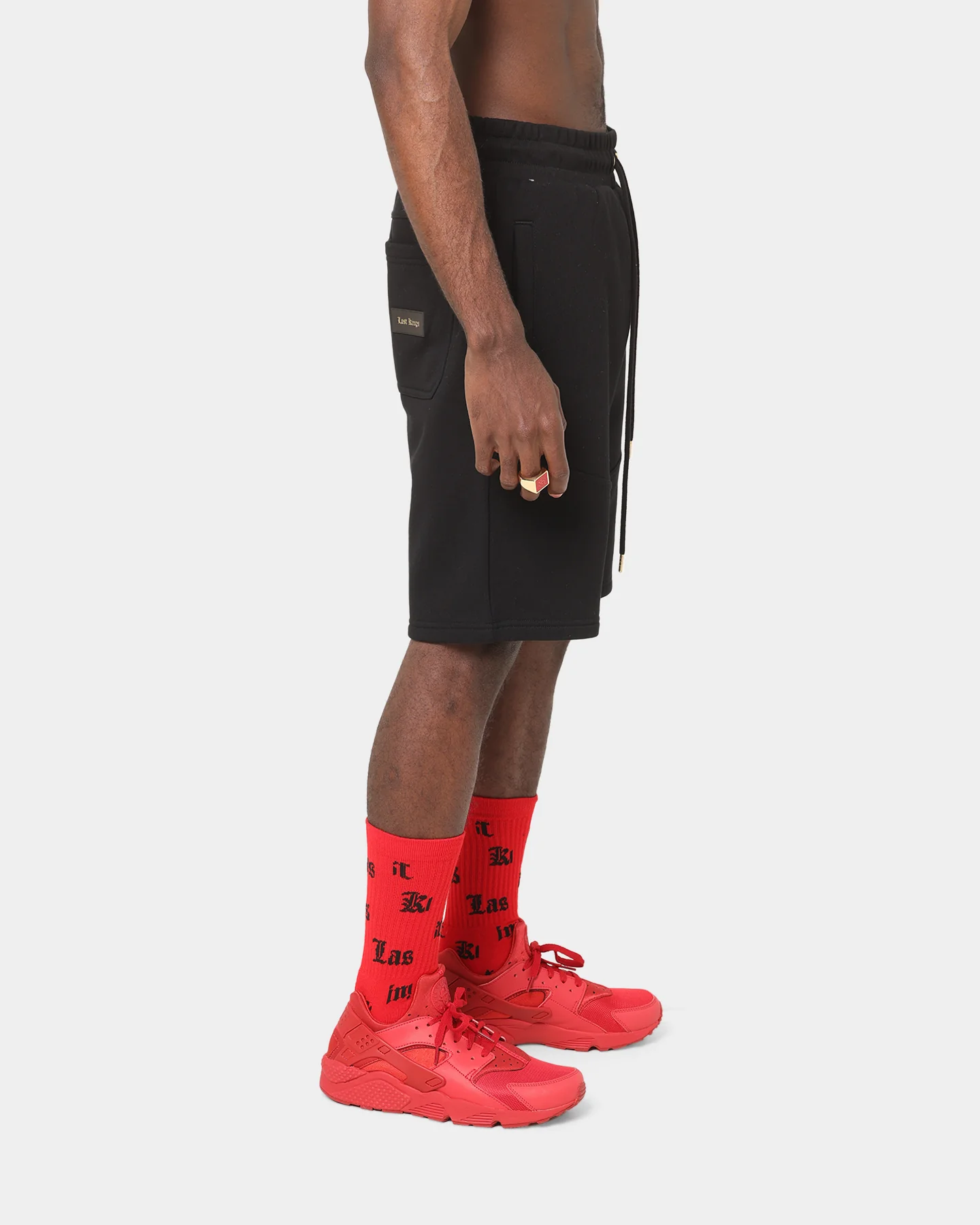Last Kings Tut Basic Sweat Shorts Black - Image 5