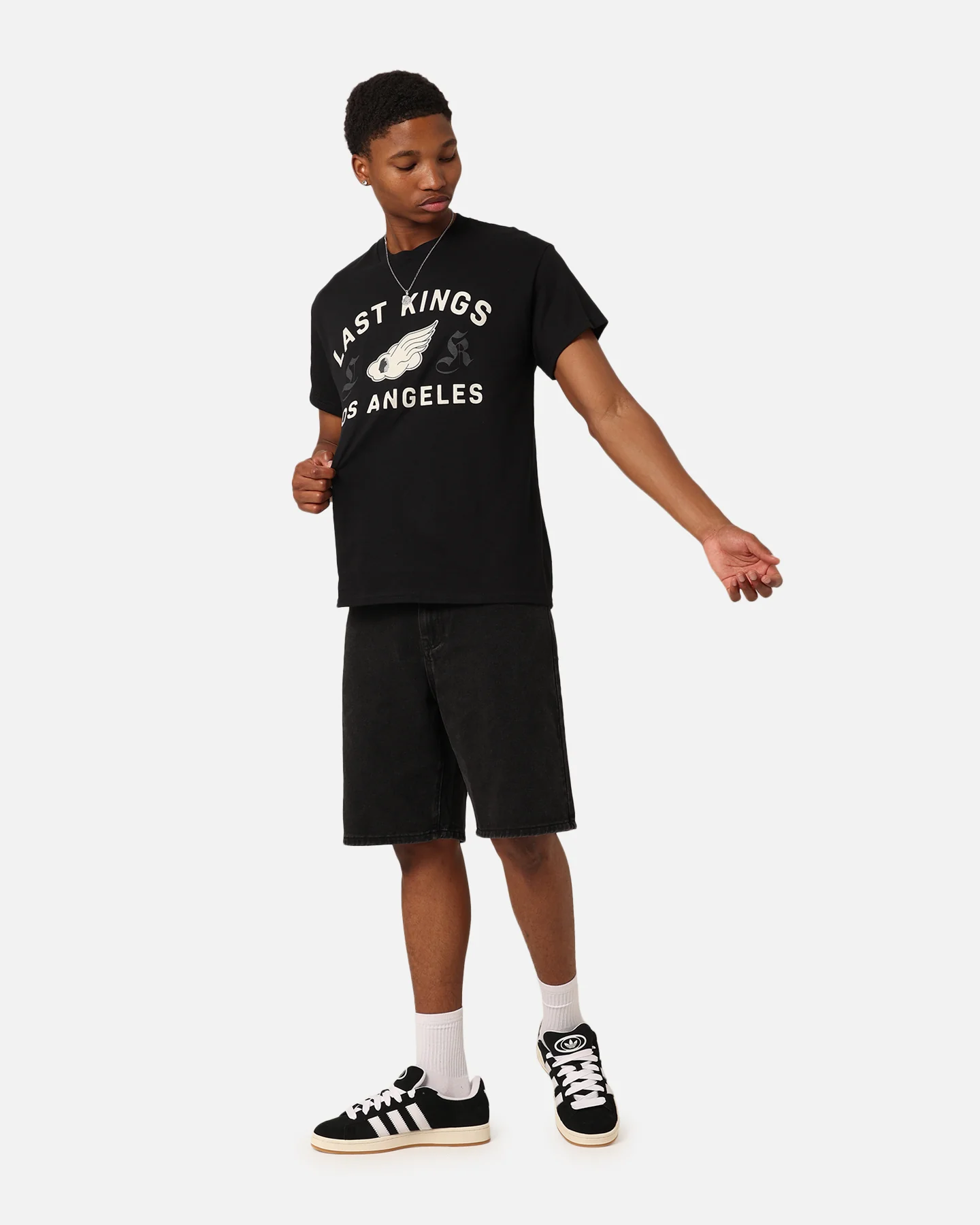Last Kings Wings T-Shirt Black - Image 2