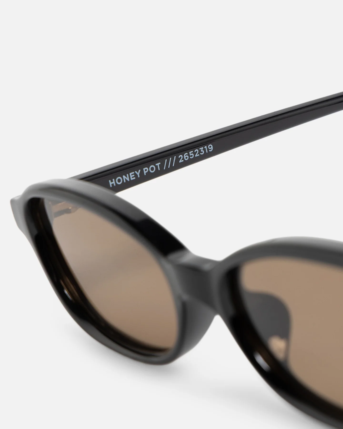 Le Specs Honey Pot Sunglasses Black/Brown - Image 7