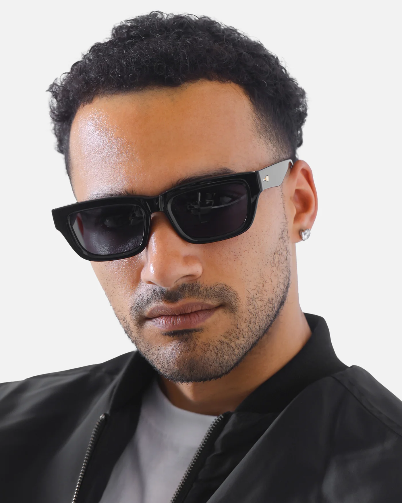 Le Specs Le Castle Sunglasses Black - Image 2