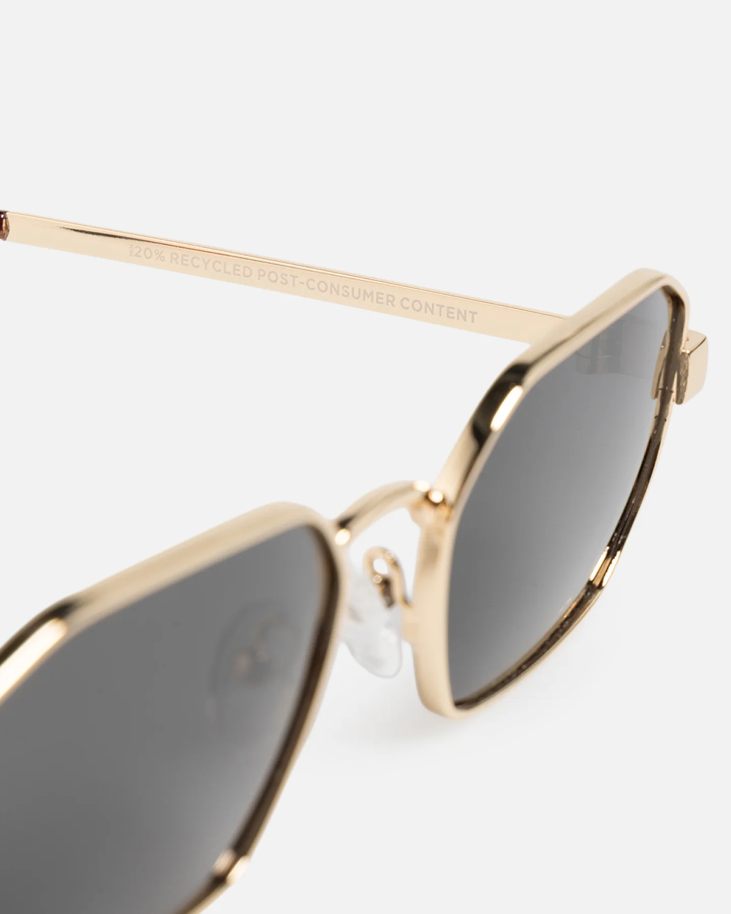Le Specs Mythic Sunglasses Gold/Smoke - Image 6