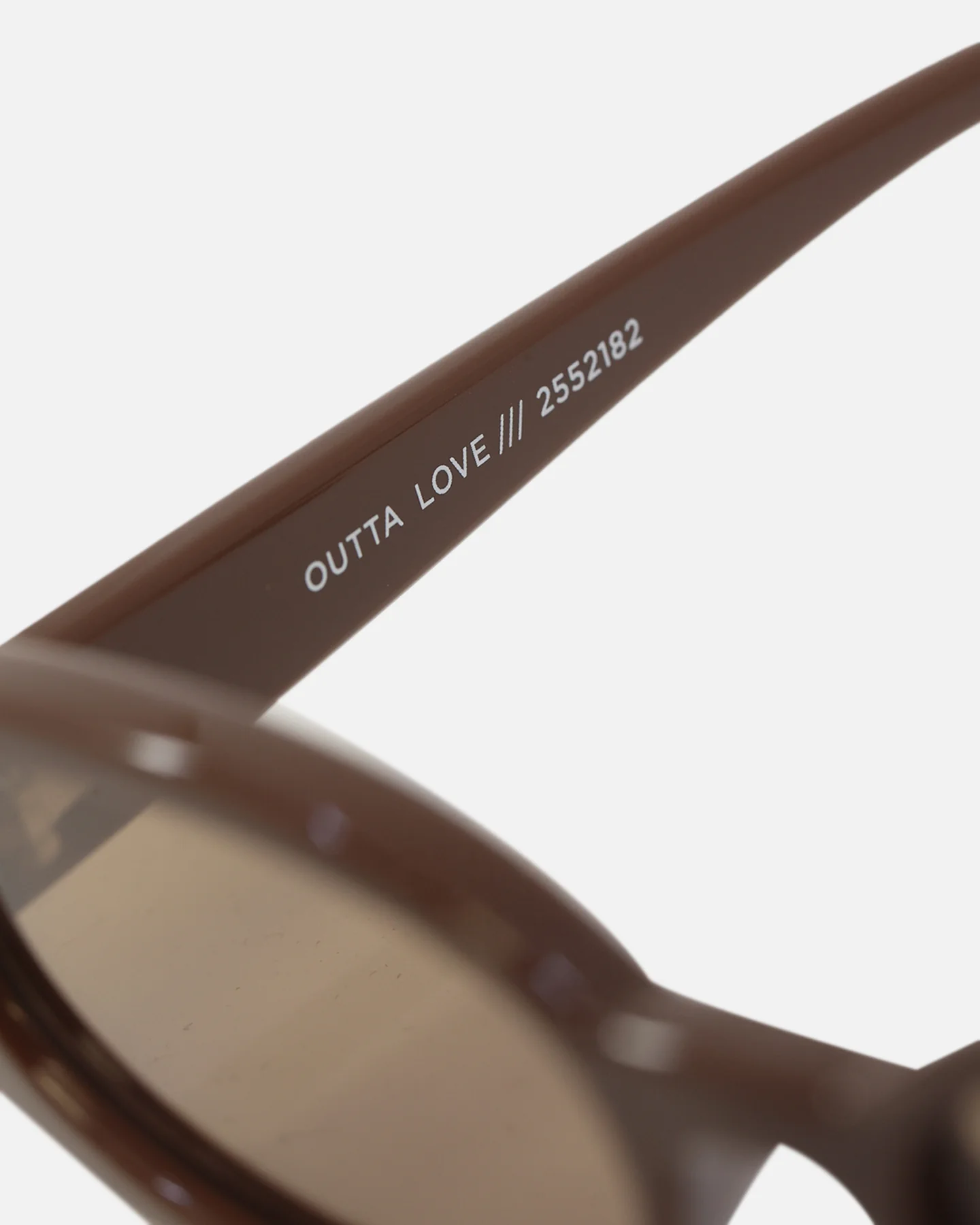 Le Specs Outta Love Sunglasses Cocoa - Image 7