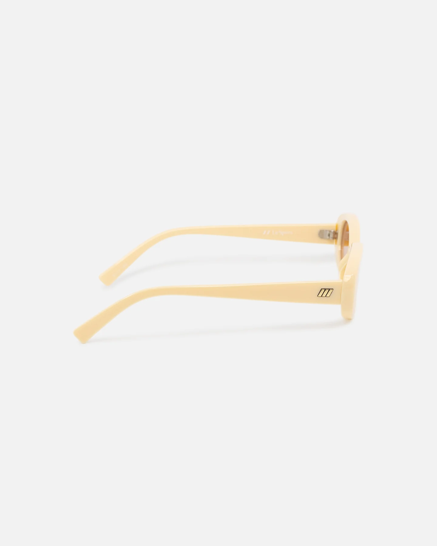 Le Specs Outta Love Sunglasses Ecru - Image 5