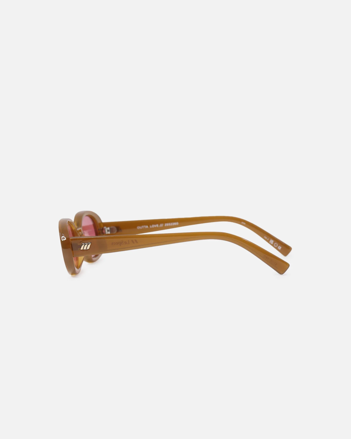 Le Specs Outta Love Sunglasses Toffee - Image 5