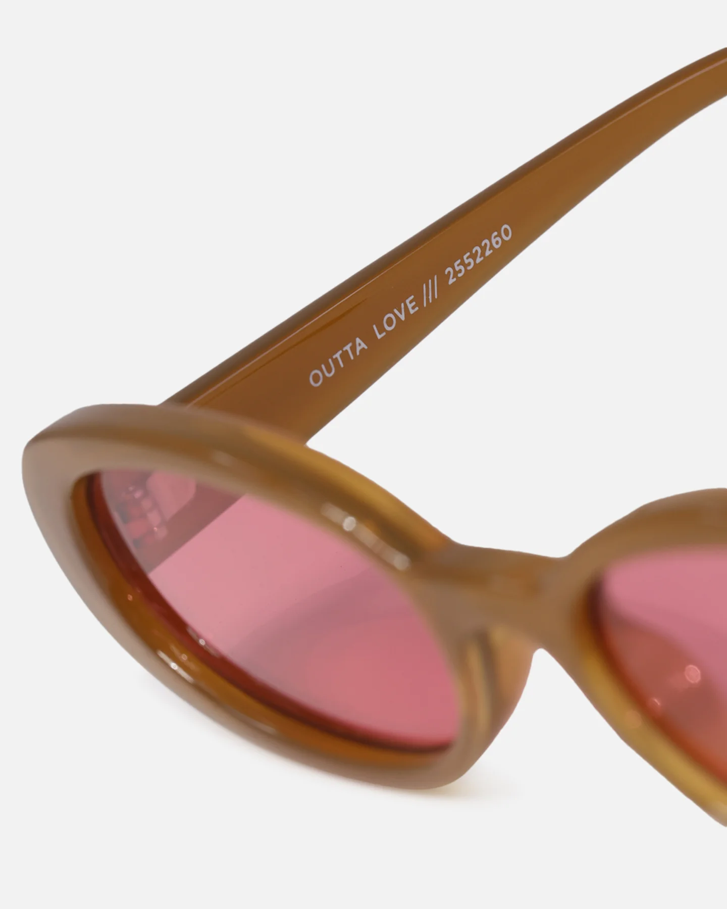 Le Specs Outta Love Sunglasses Toffee - Image 7