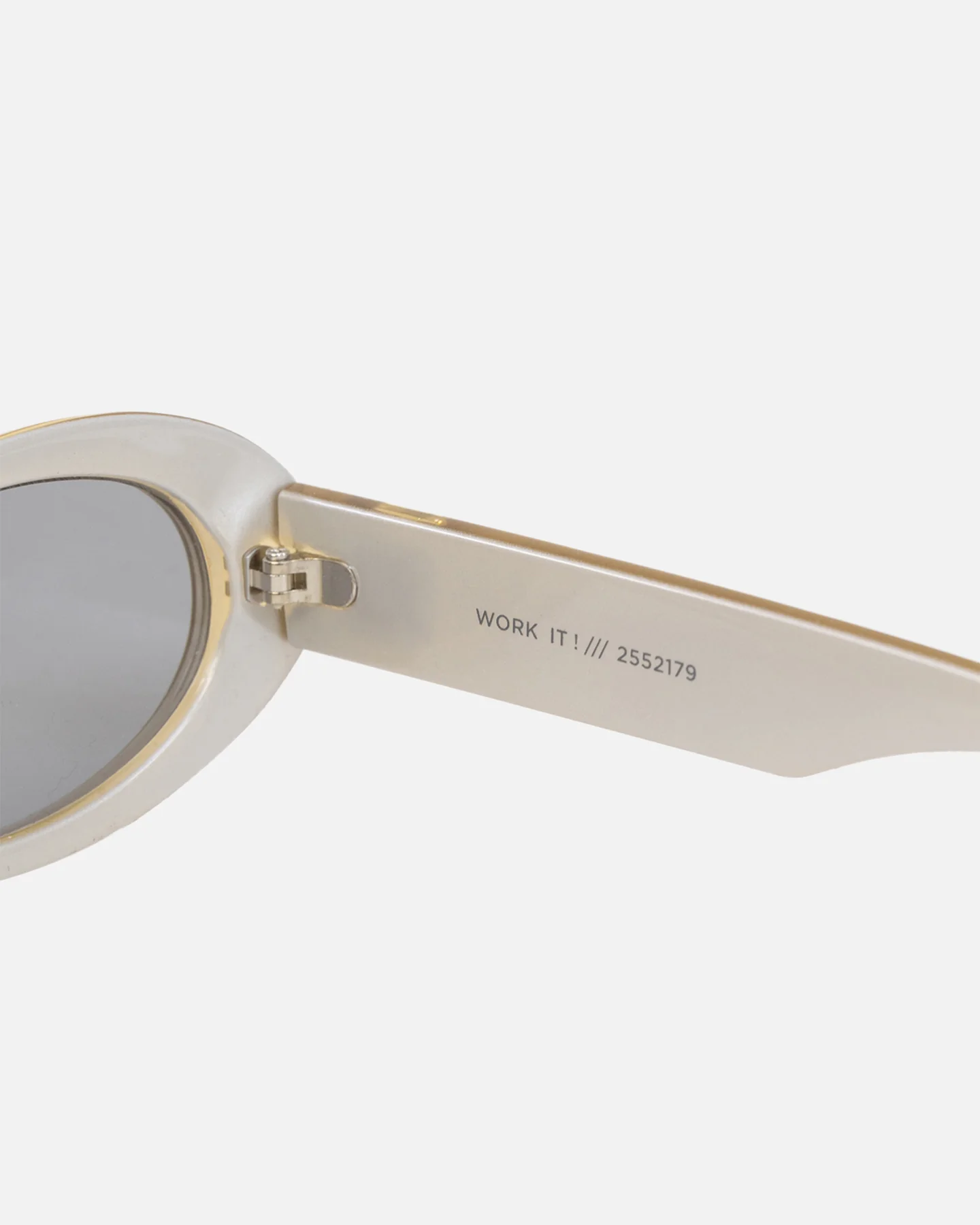 Le Specs Work It Sunglasses Champagne - Image 9