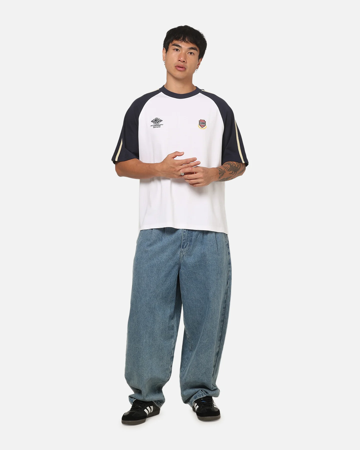 Carre Legacy Raglan T-Shirt White - Image 4