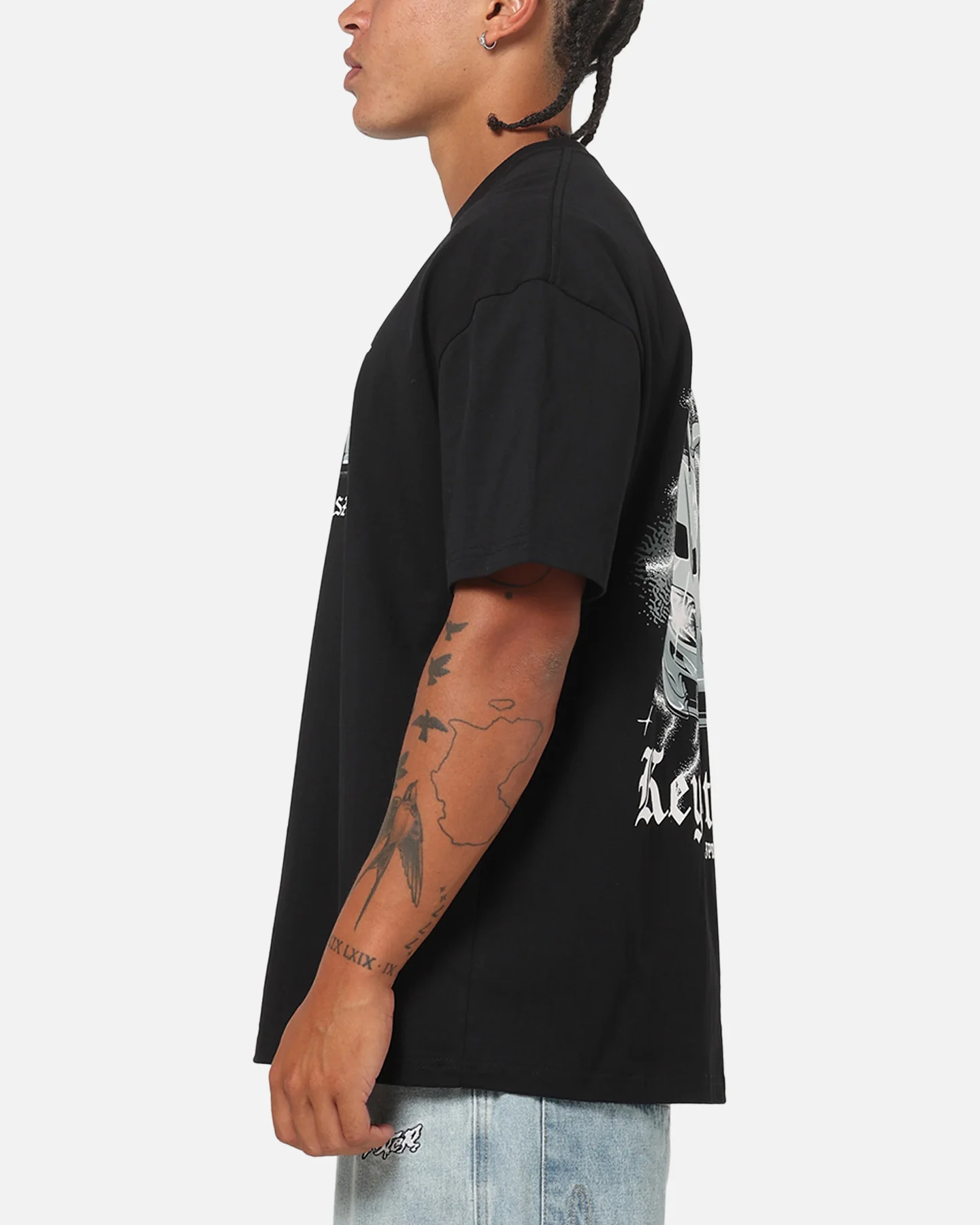 Key Street Lightning T-Shirt Black - Image 6