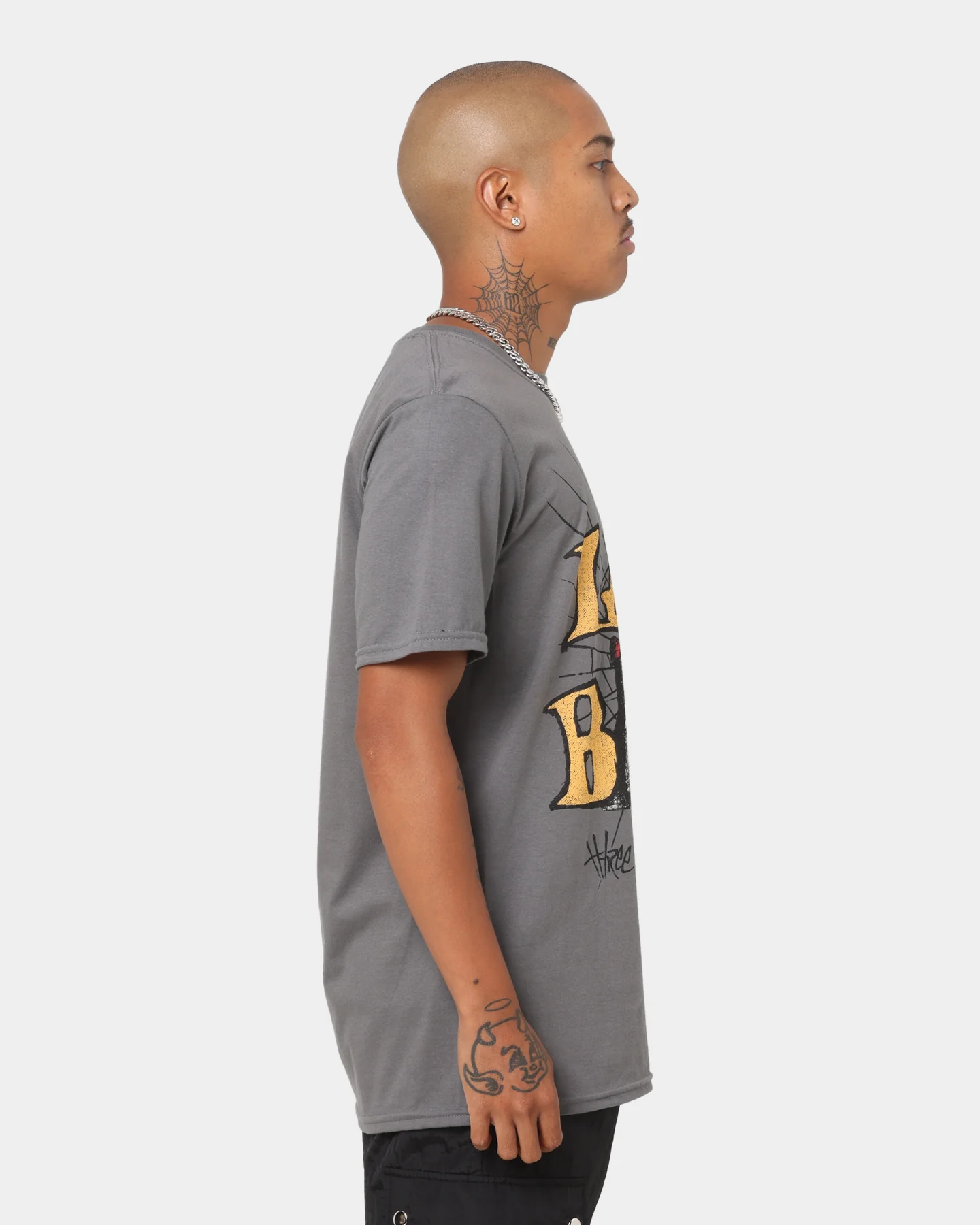 Limp Bizkit Dollar Bill T-Shirt Grey - Image 5
