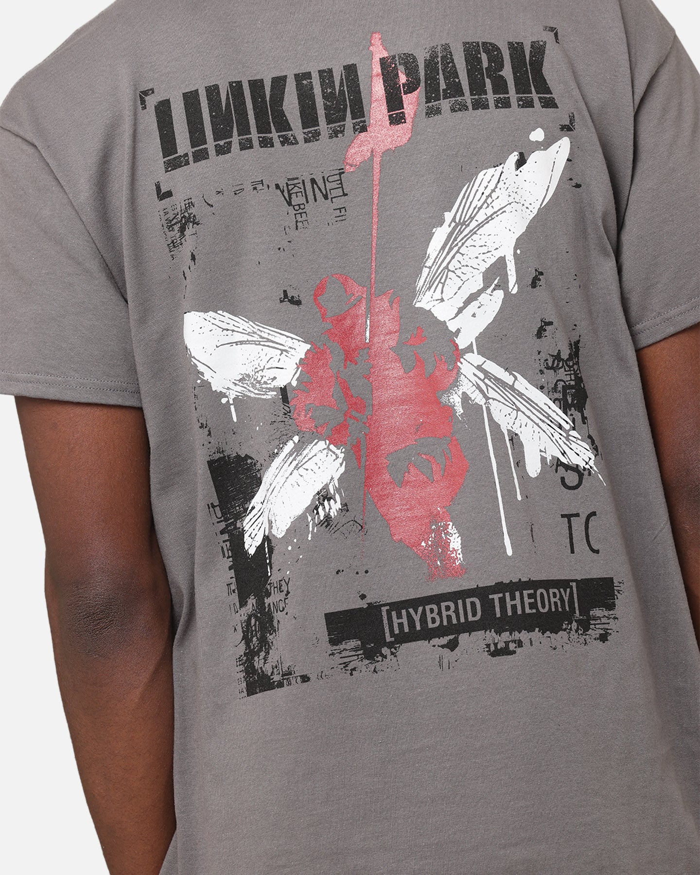 Linkin Park Hybrid Theory T-Shirt Charcoal - Image 6