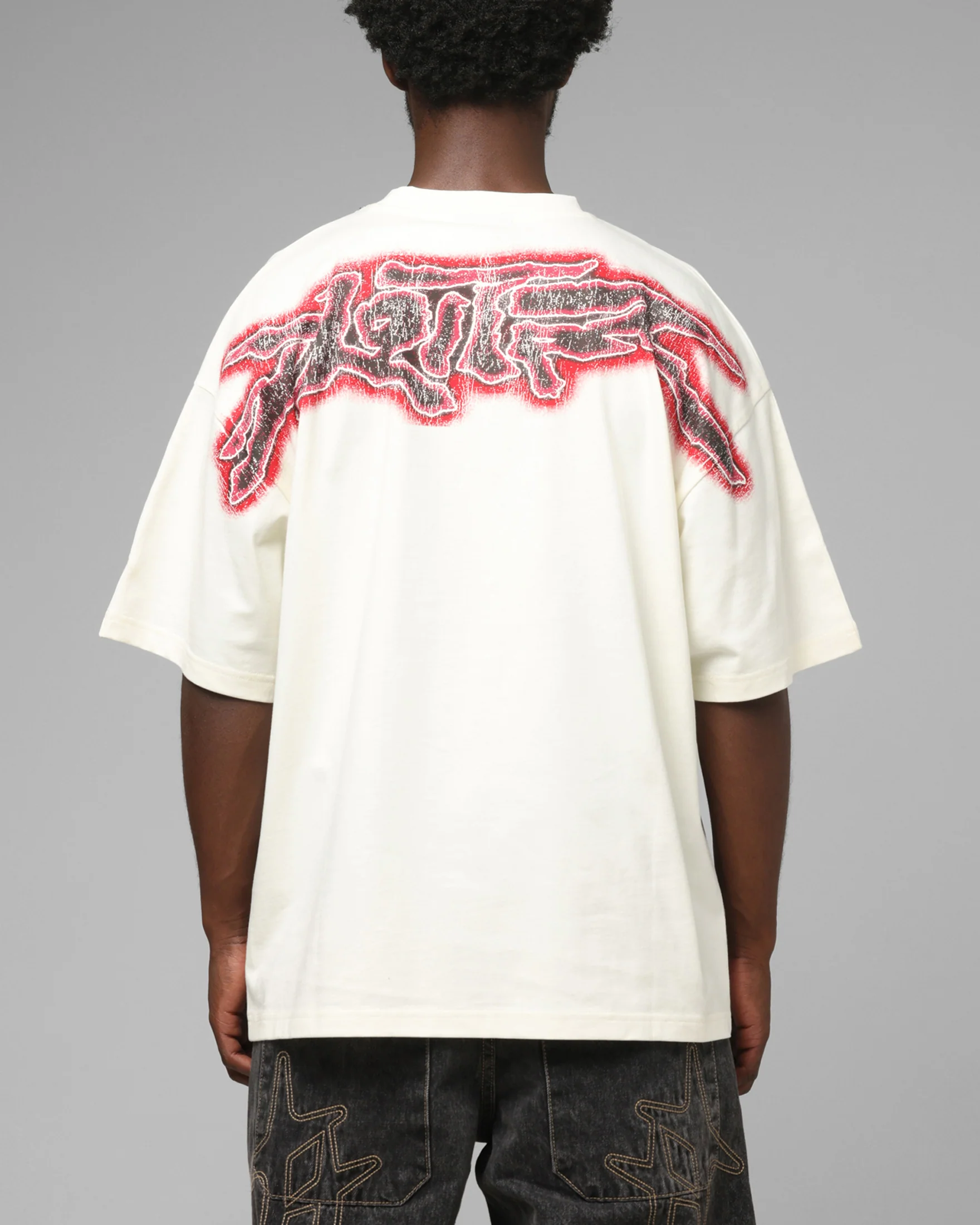 Loiter Airbrush Panther T-Shirt White - Image 2