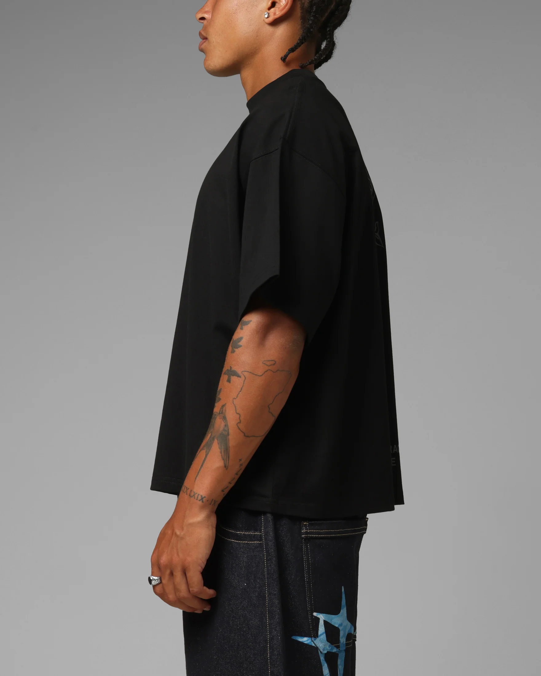 Loiter Apeezy Oversized T-Shirt Black - Image 6
