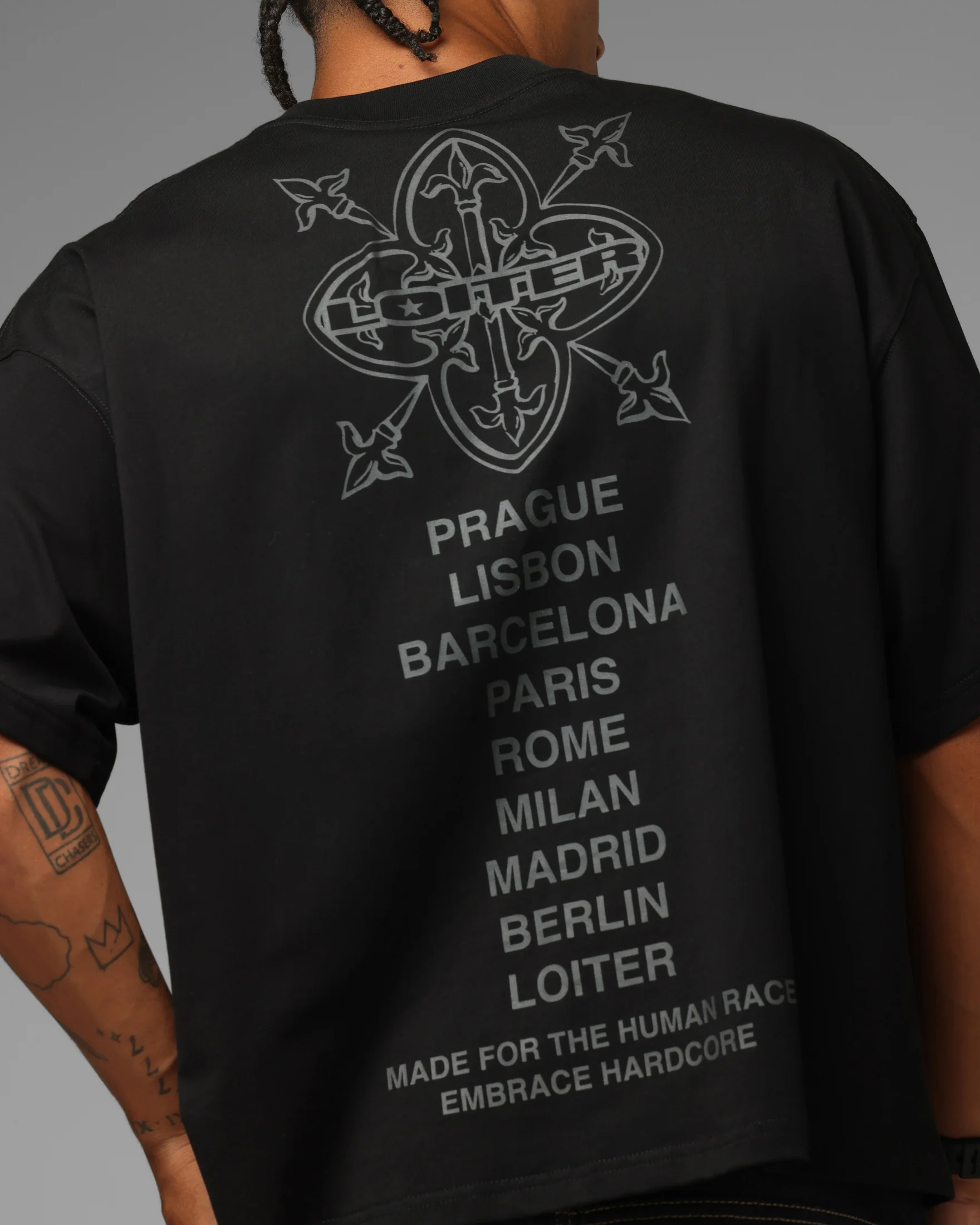 Loiter Apeezy Oversized T-Shirt Black - Image 8