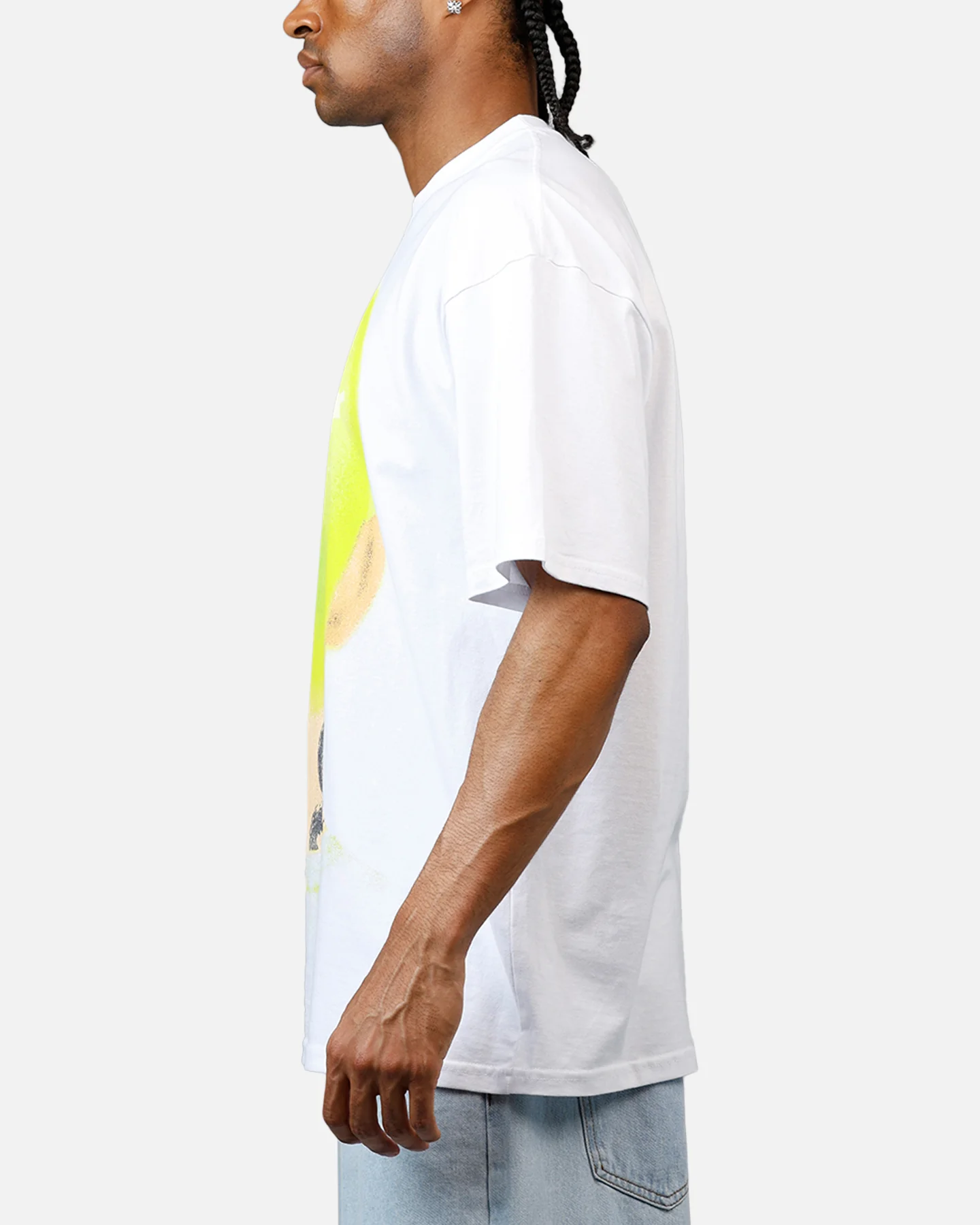 Loiter Backview T-Shirt White - Image 5