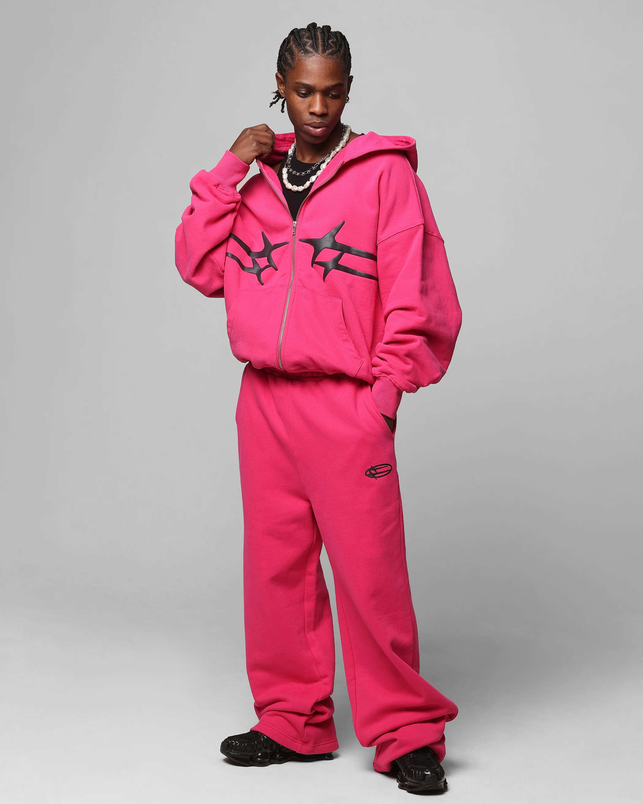 Loiter Celestial Sweat Pants Pink - Image 2