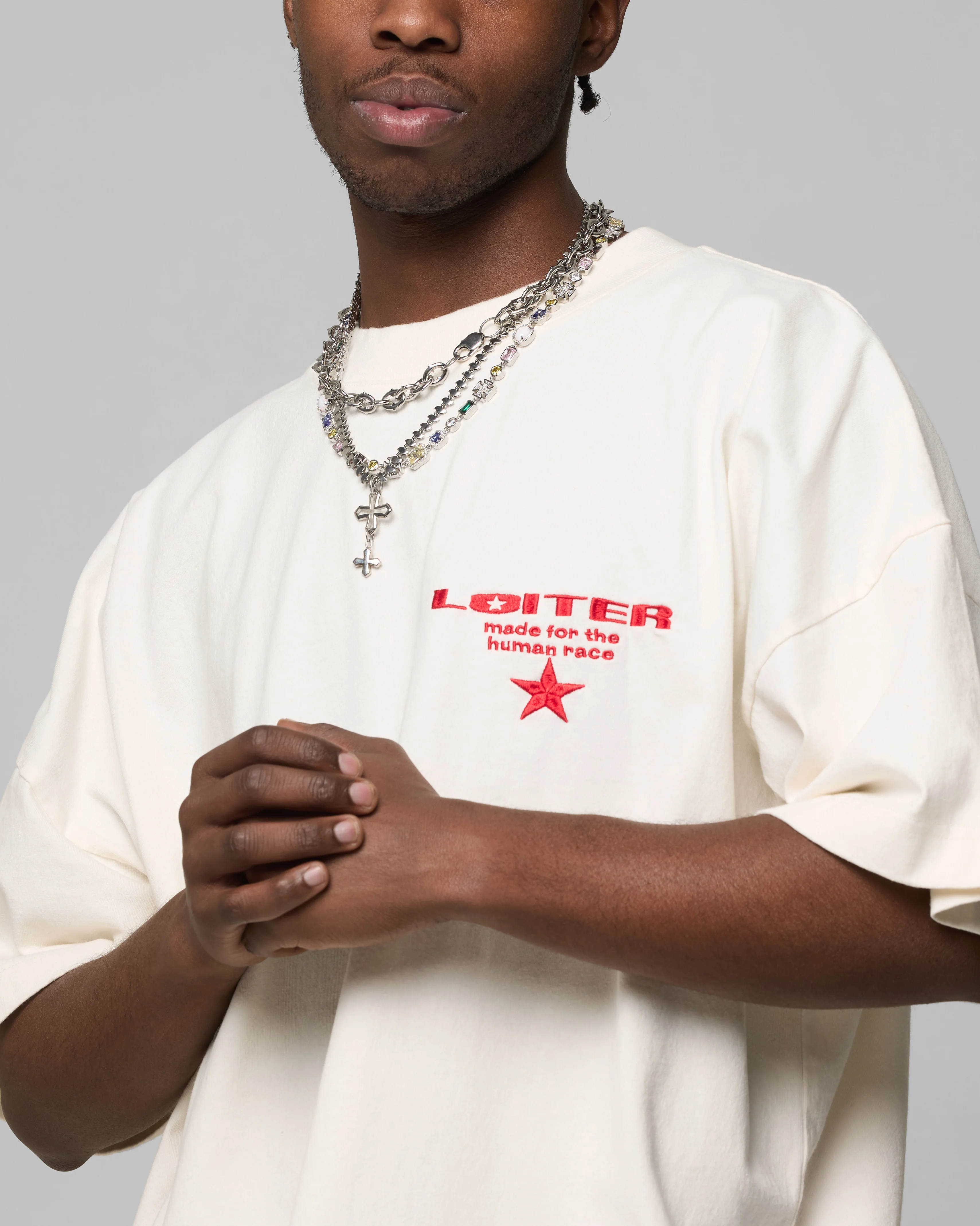 Loiter Celestial T-Shirt Stone - Image 7