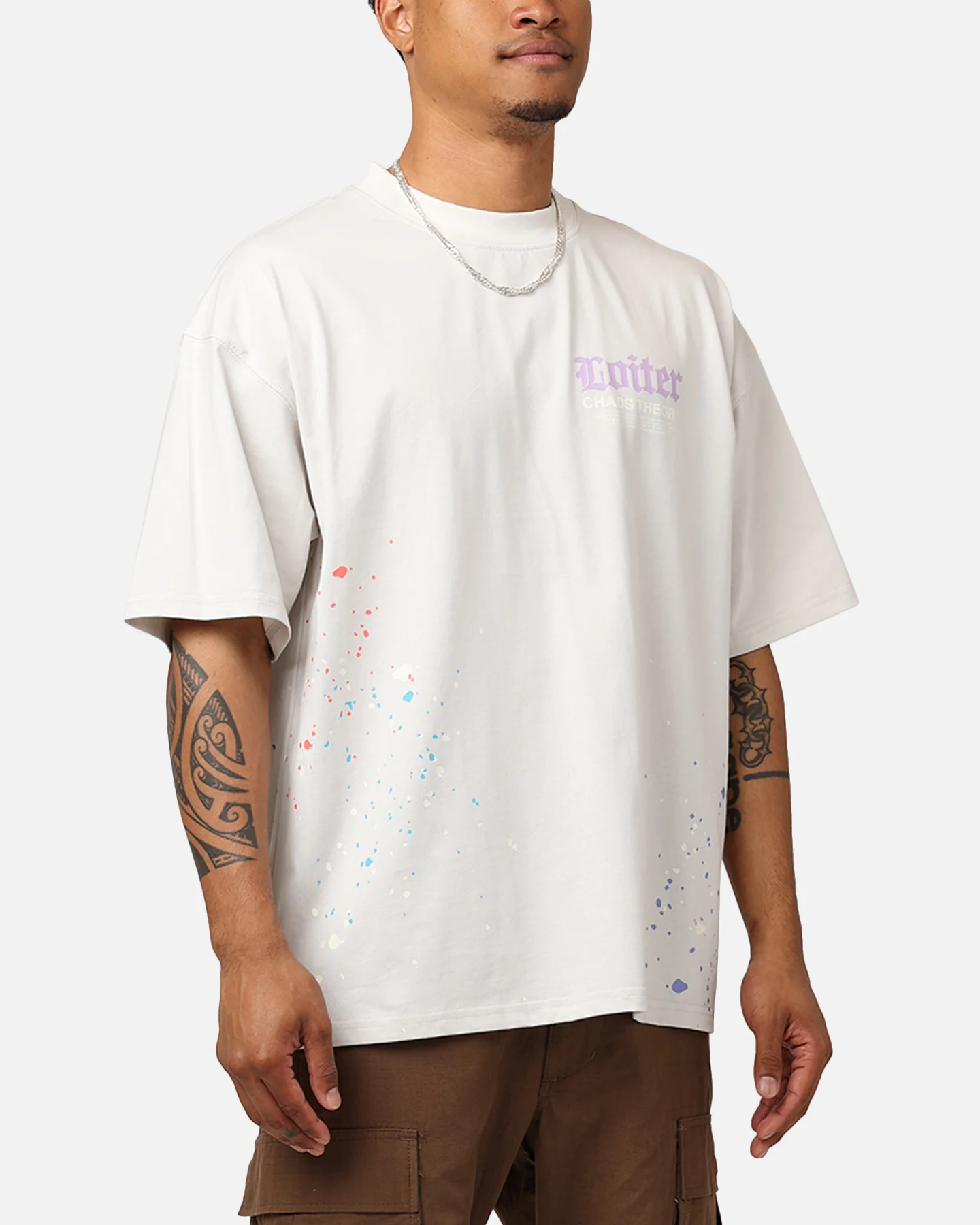 Loiter Chaos Theory T-Shirt Grey - Image 7