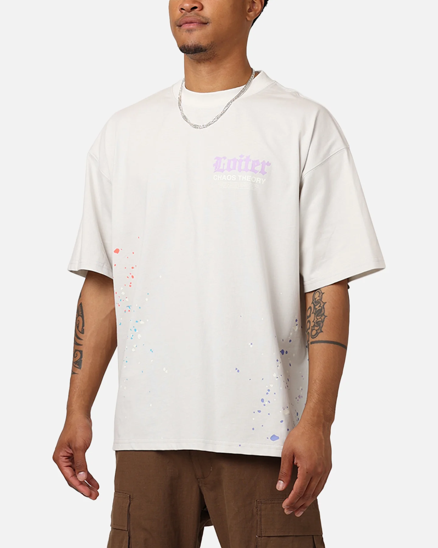 Loiter Chaos Theory T-Shirt Grey - Image 8