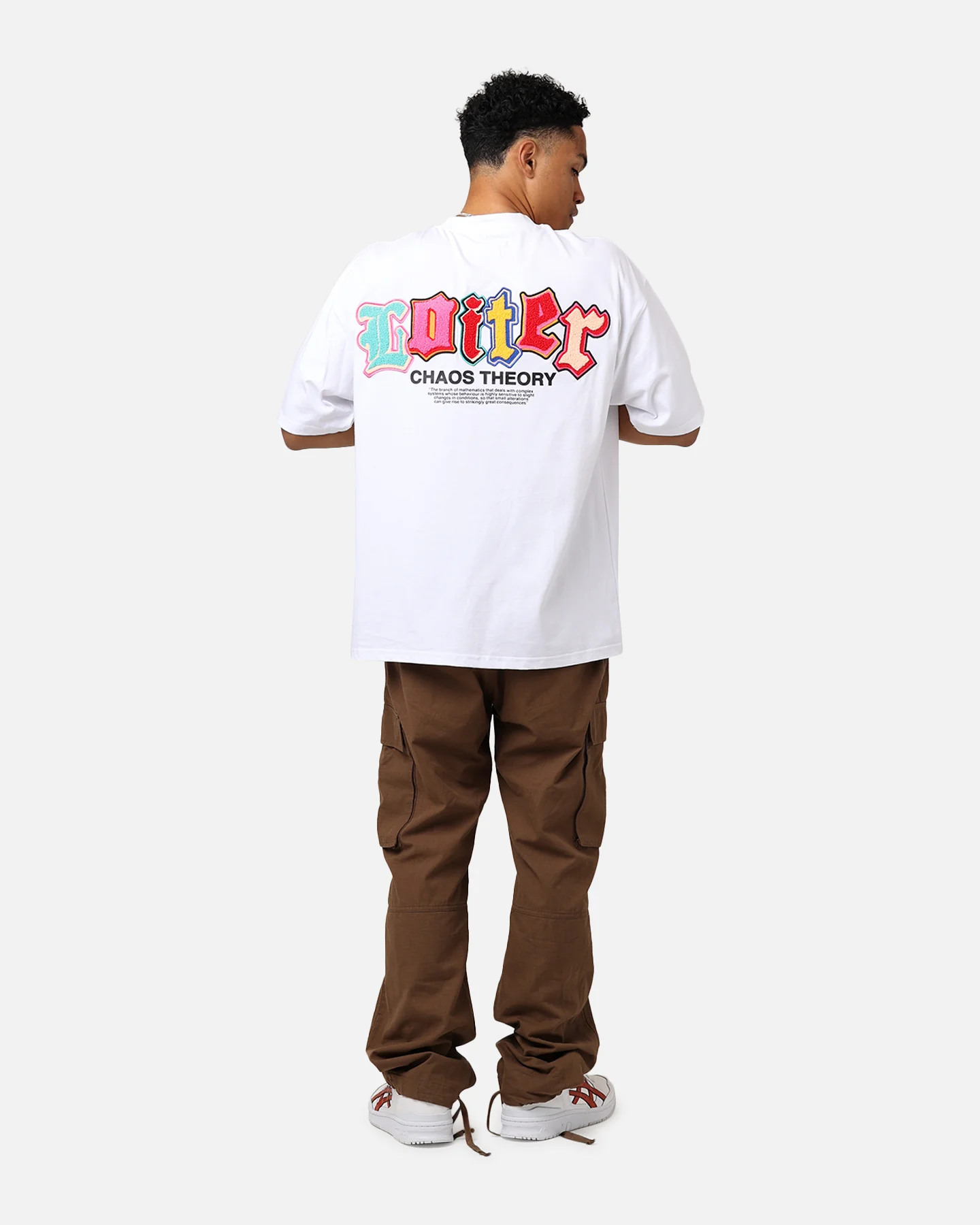 Loiter Chaos Theory T-Shirt White - Image 3