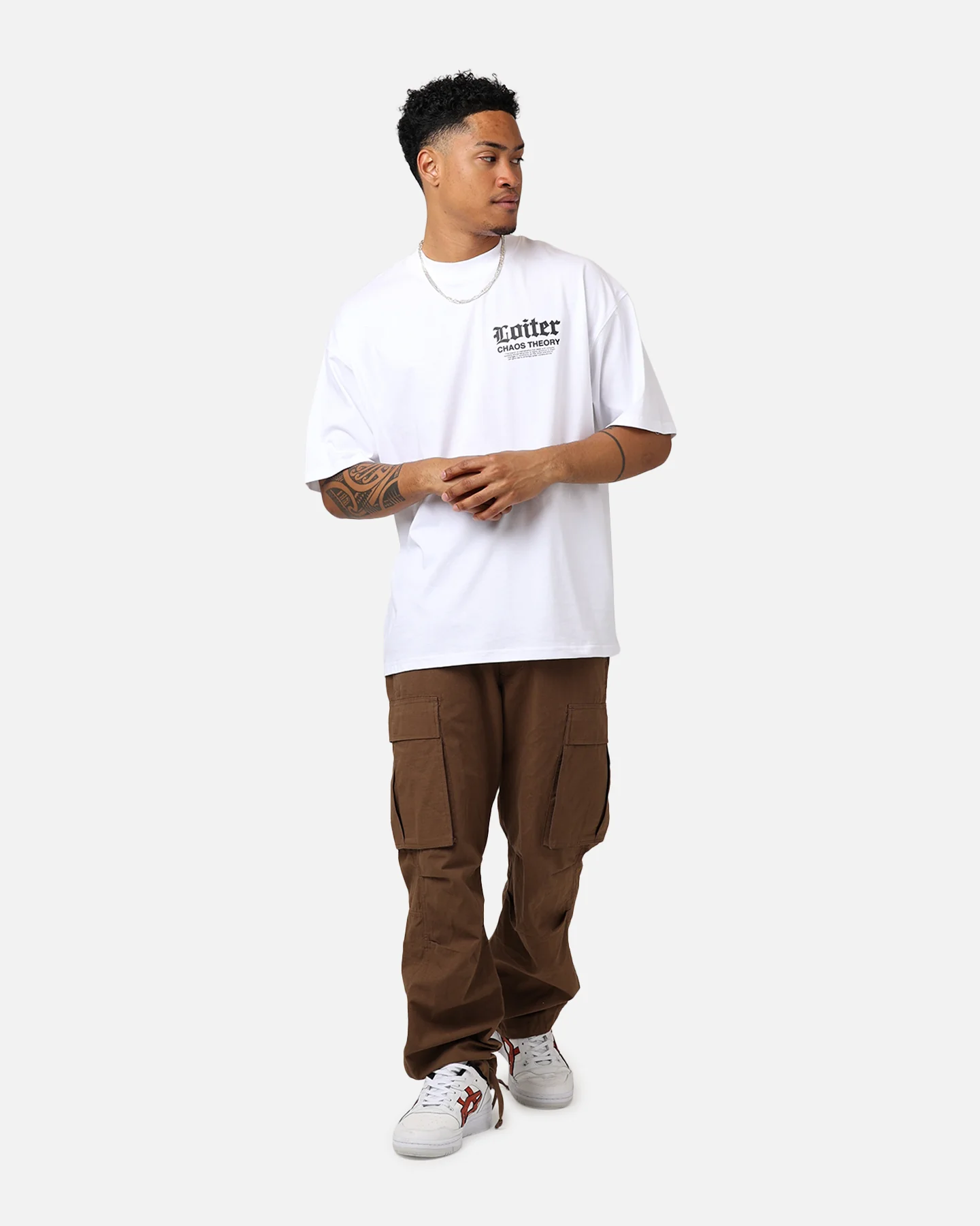 Loiter Chaos Theory T-Shirt White - Image 6